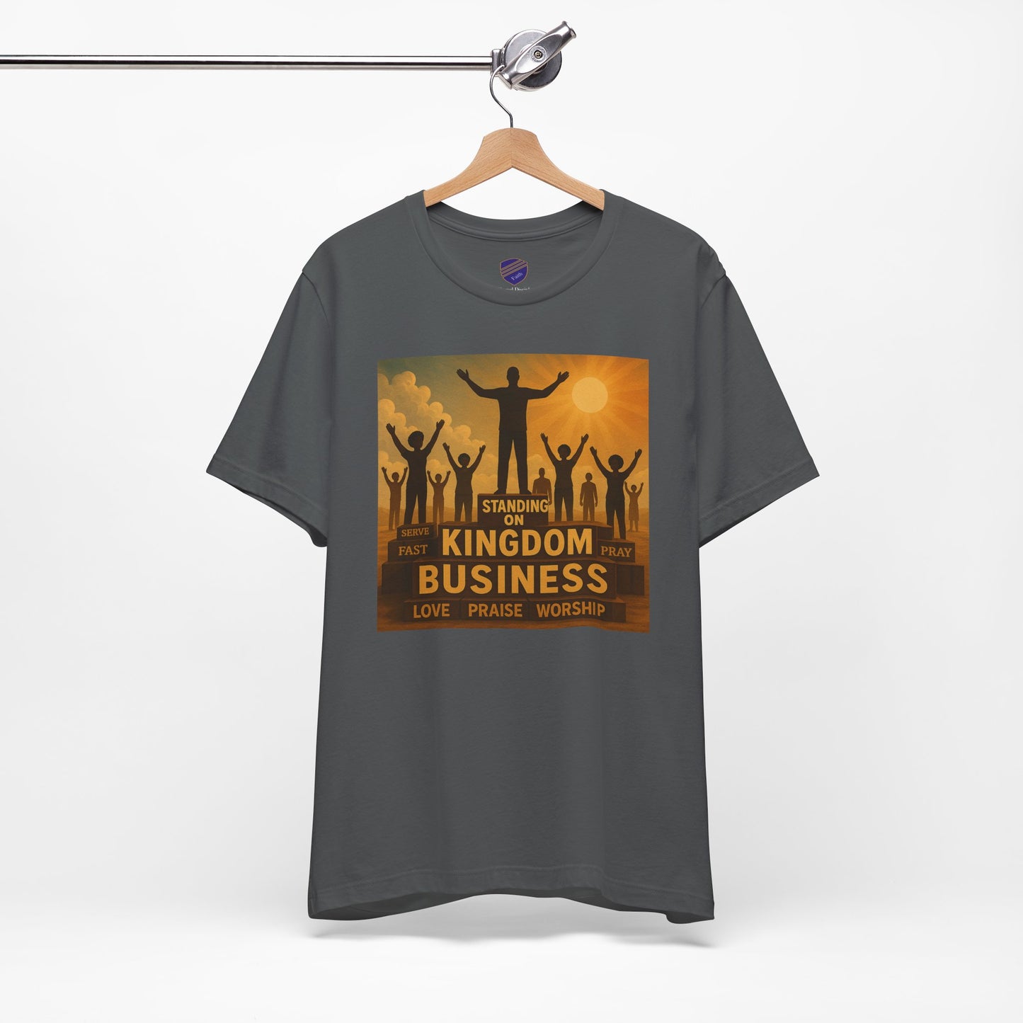 Kingdom Business - Faith - Inspired Unisex Jersey Short Sleeve Shirt