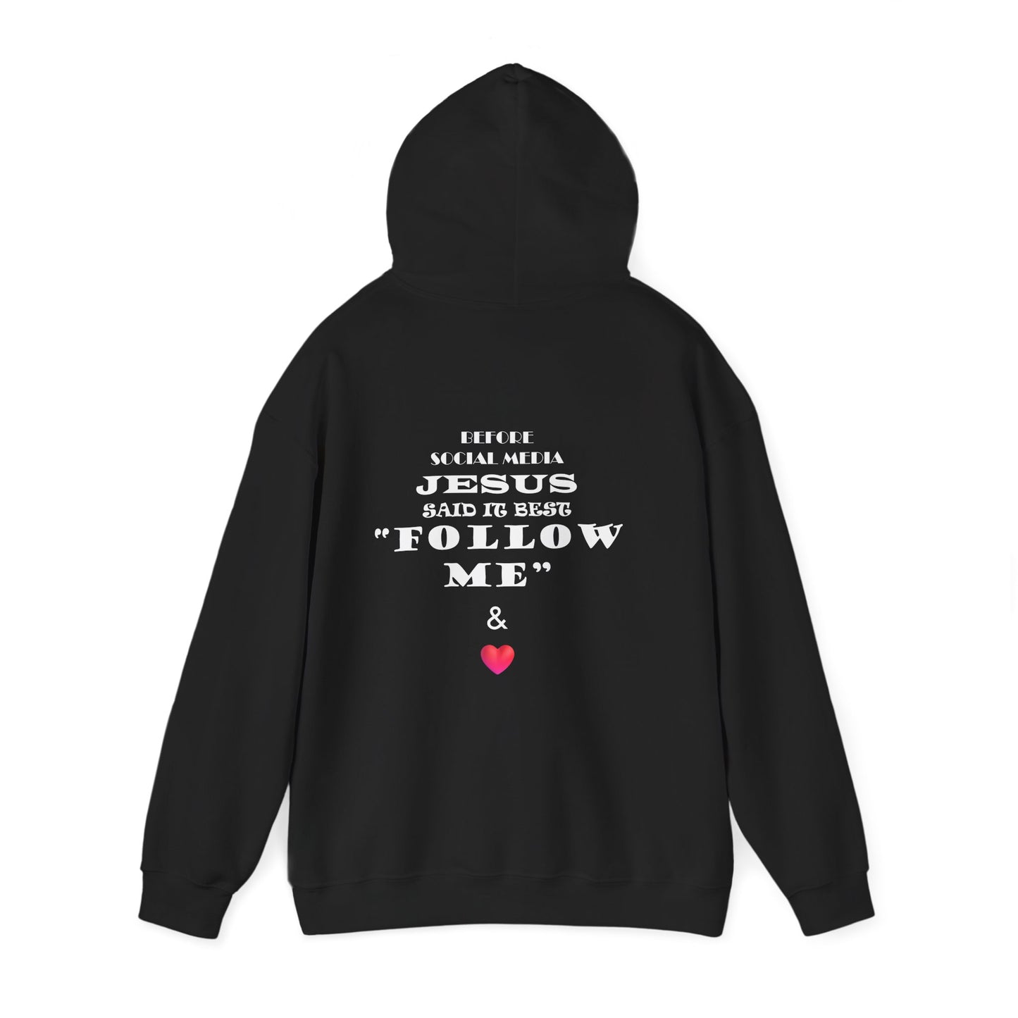 Not Me But HIM - Faith - Inspired Unisex Heavy Blend Hooded Sweatshirt