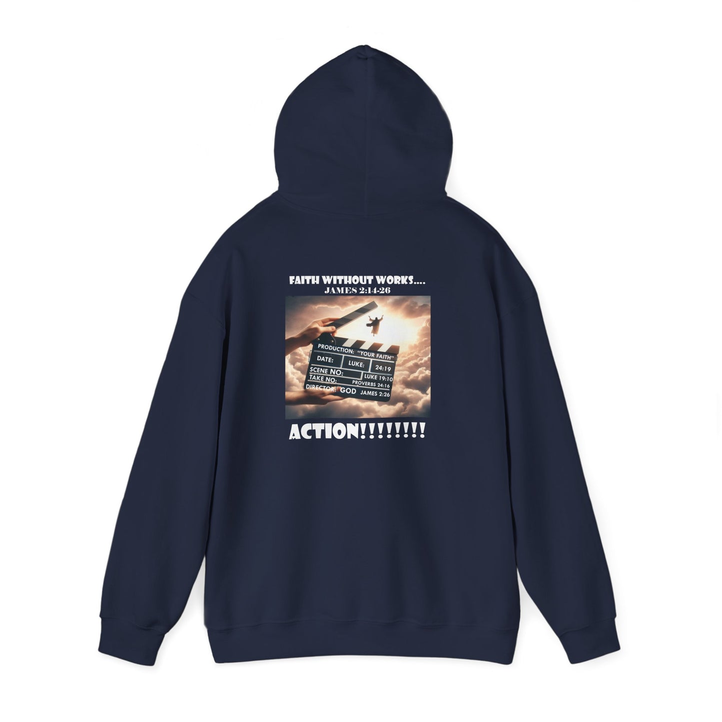 Put In the Work - Faith - Inspired Unisex Heavy Blend Hooded Pullover