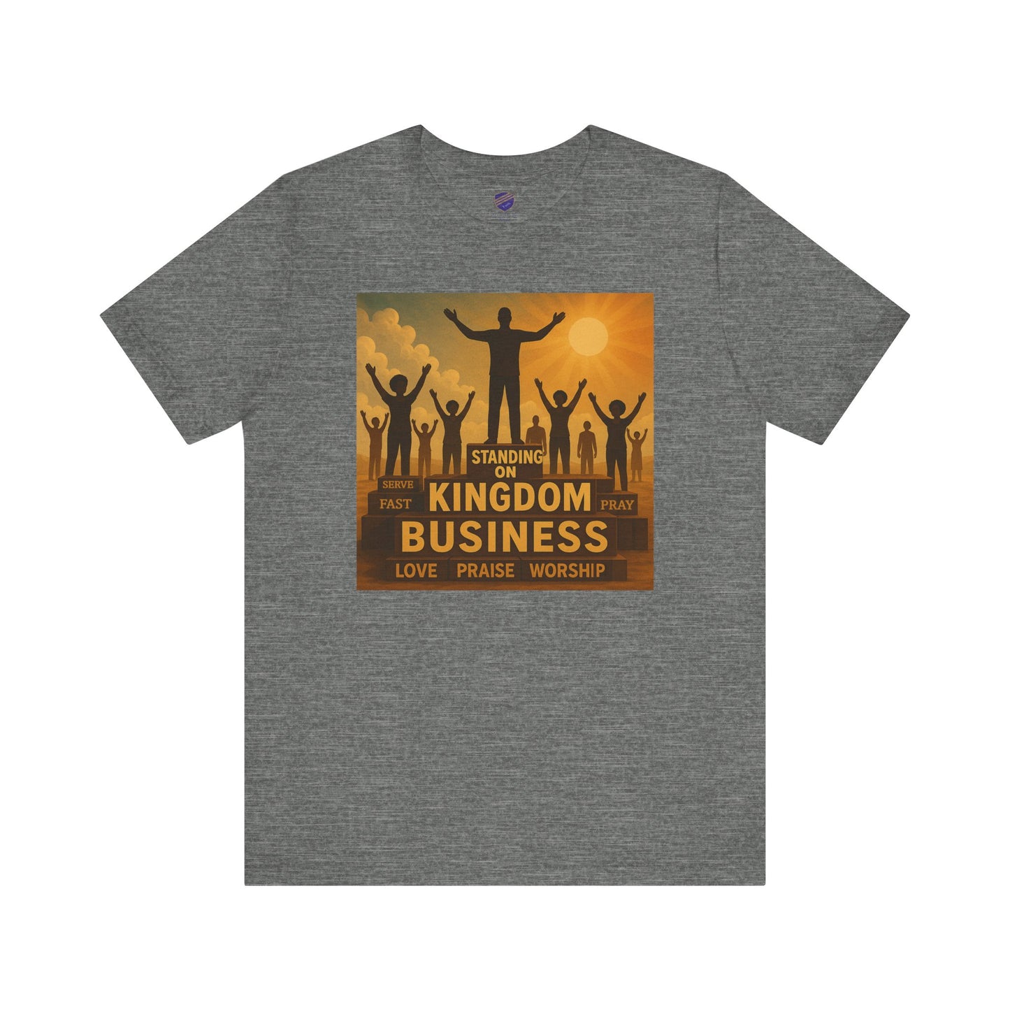Kingdom Business - Faith - Inspired Unisex Jersey Short Sleeve Shirt