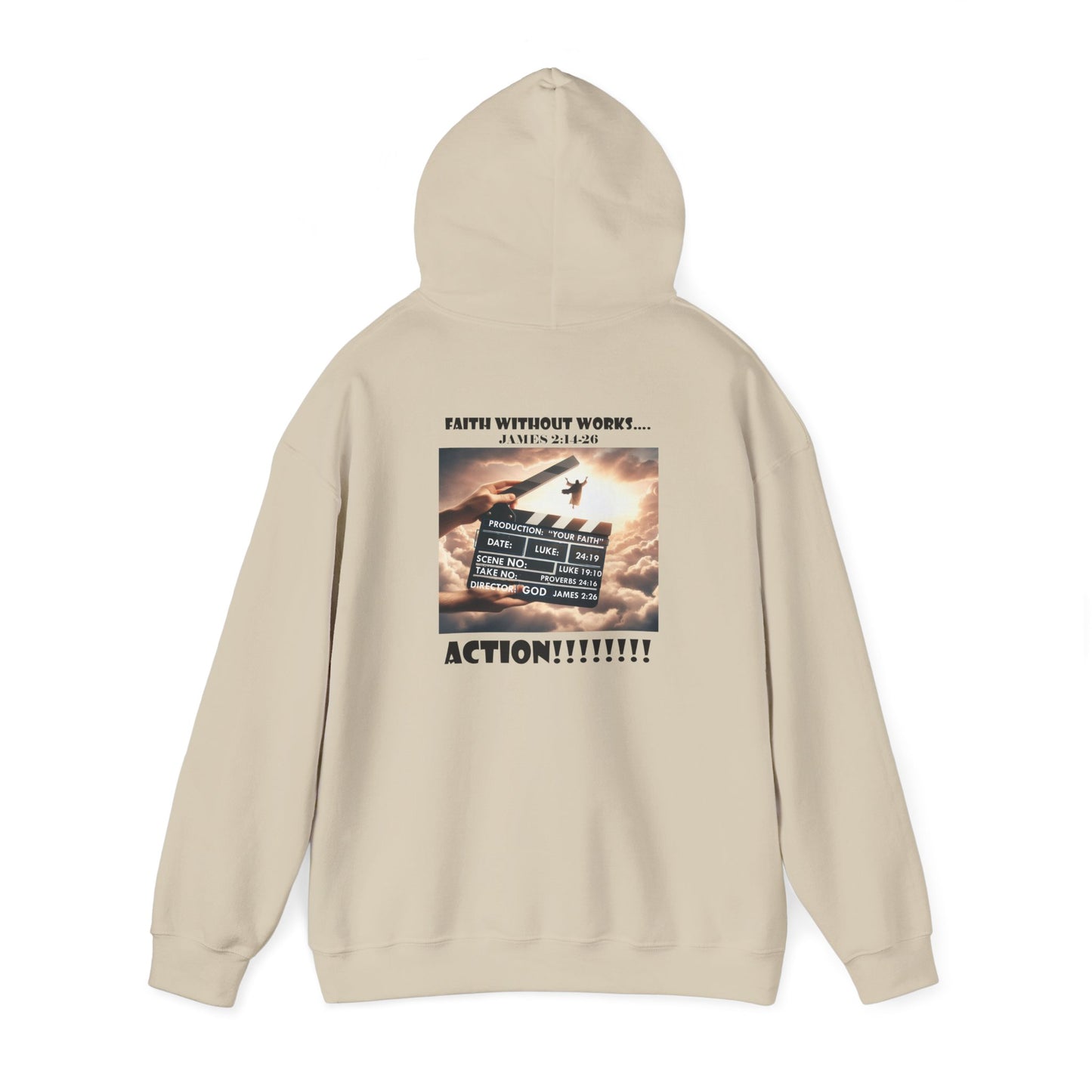 Put In the Work - Faith - Inspired Unisex Heavy Blend Hooded Pullover