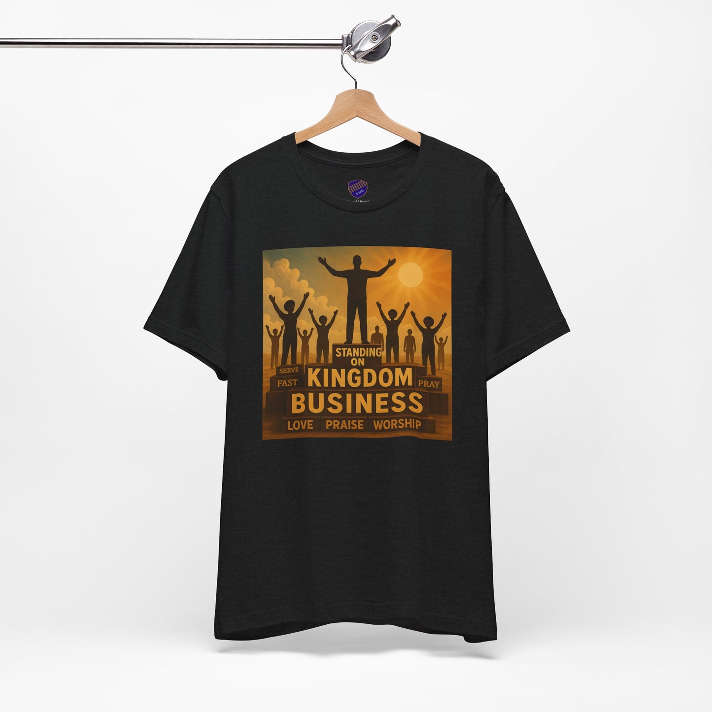 Kingdom Business - Faith - Inspired Unisex Jersey Short Sleeve Shirt