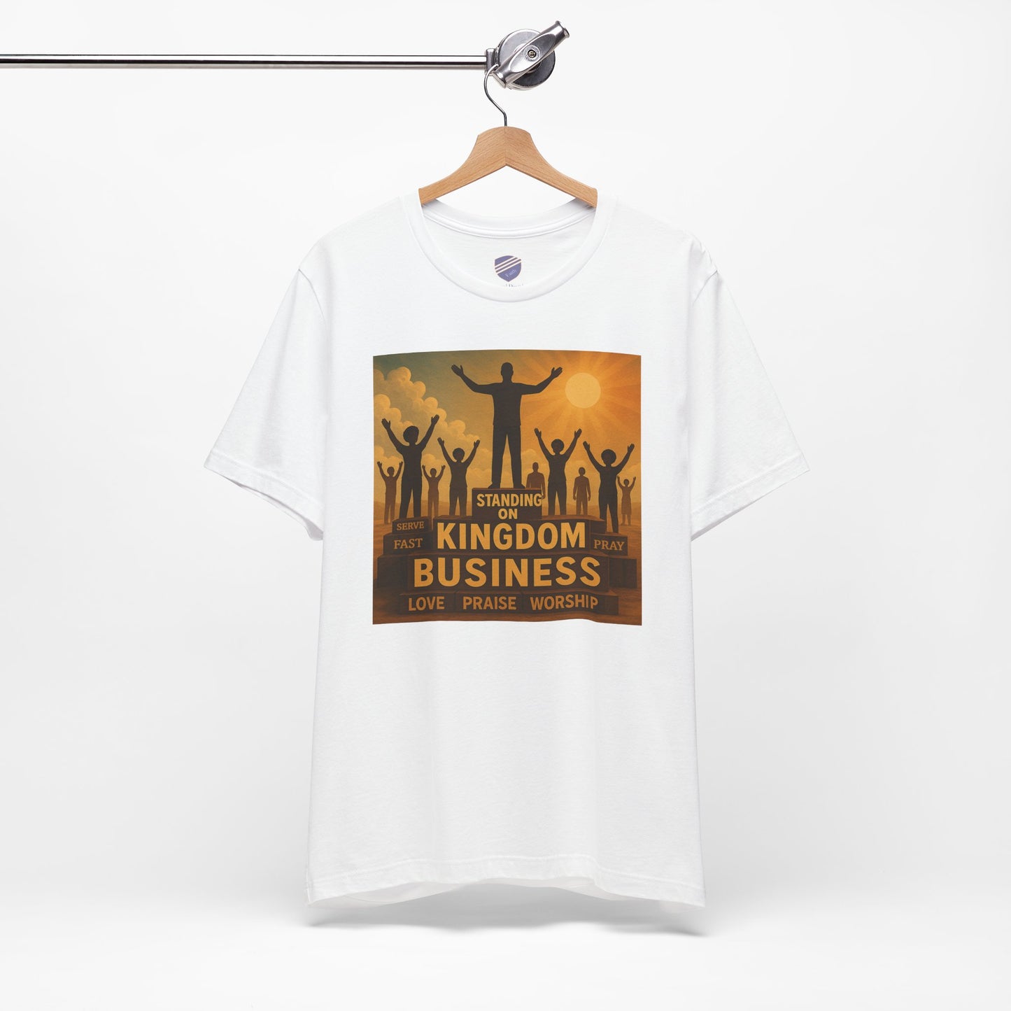 Kingdom Business - Faith - Inspired Unisex Jersey Short Sleeve Shirt