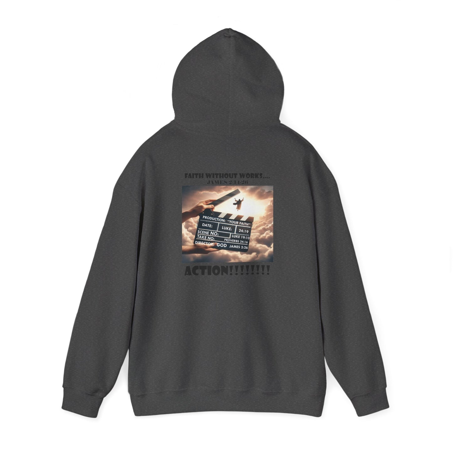 Put In the Work - Faith - Inspired Unisex Heavy Blend Hooded Pullover