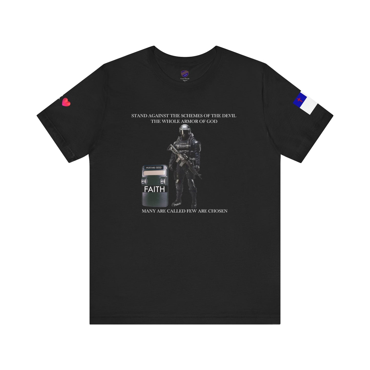Full Armor of God - Faith - Inspired Unisex Jersey Tee