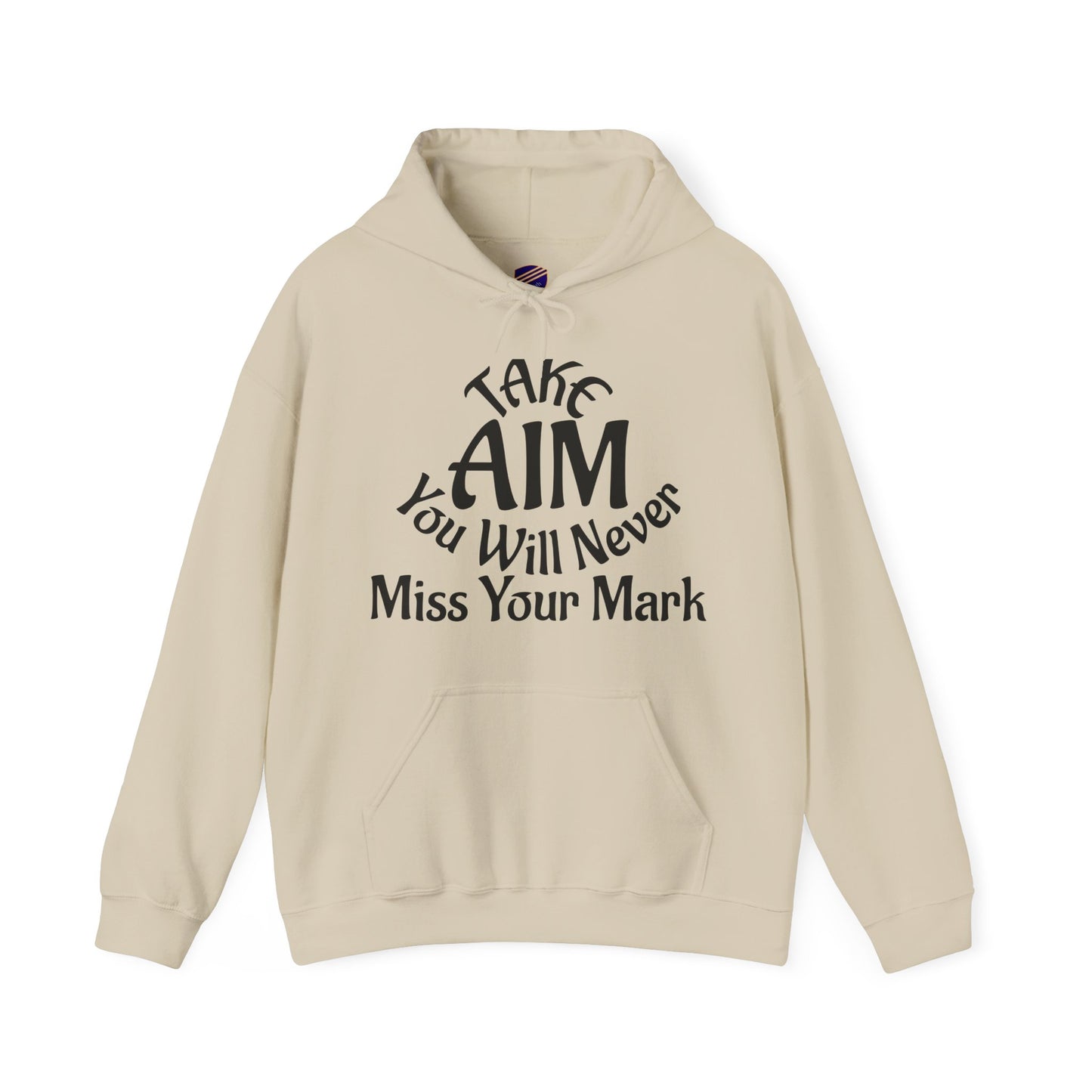 Take Aim - Faith - Inspired - Unisex Hooded Sweatshirt