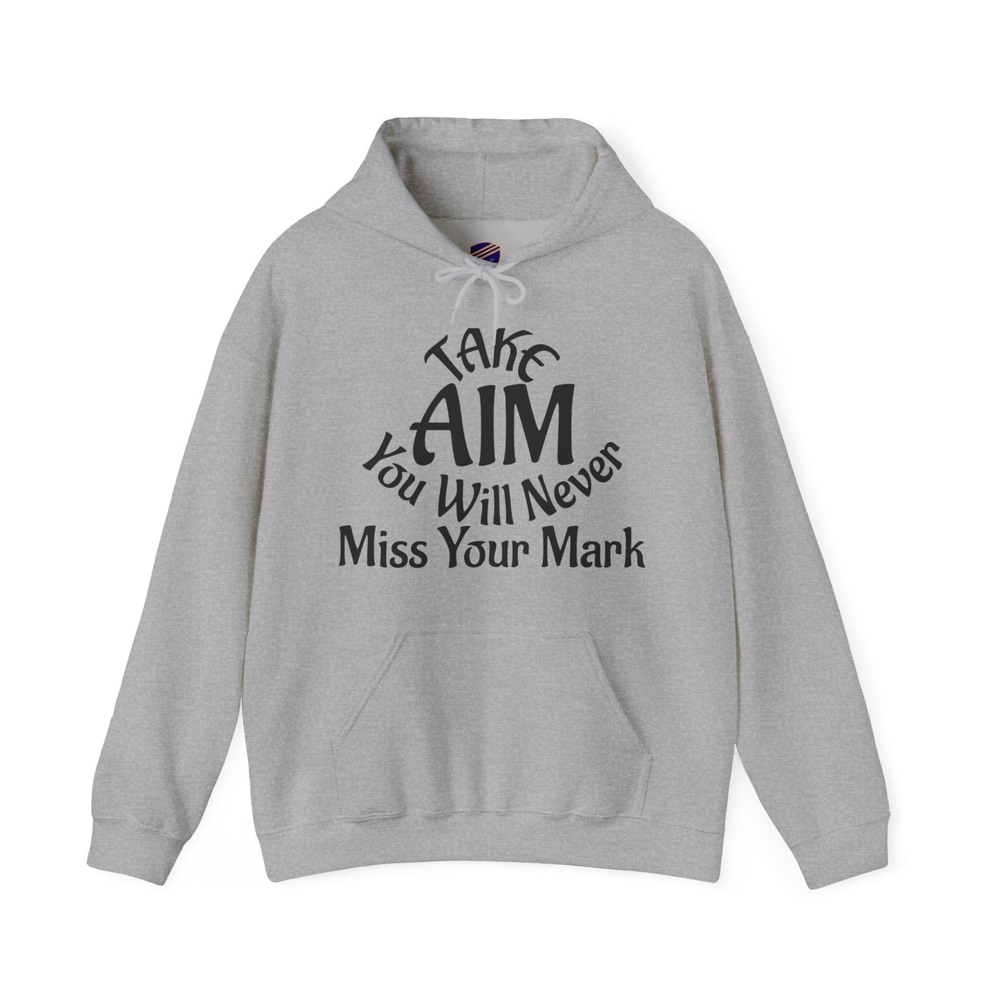Take Aim - Faith - Inspired - Unisex Hooded Sweatshirt
