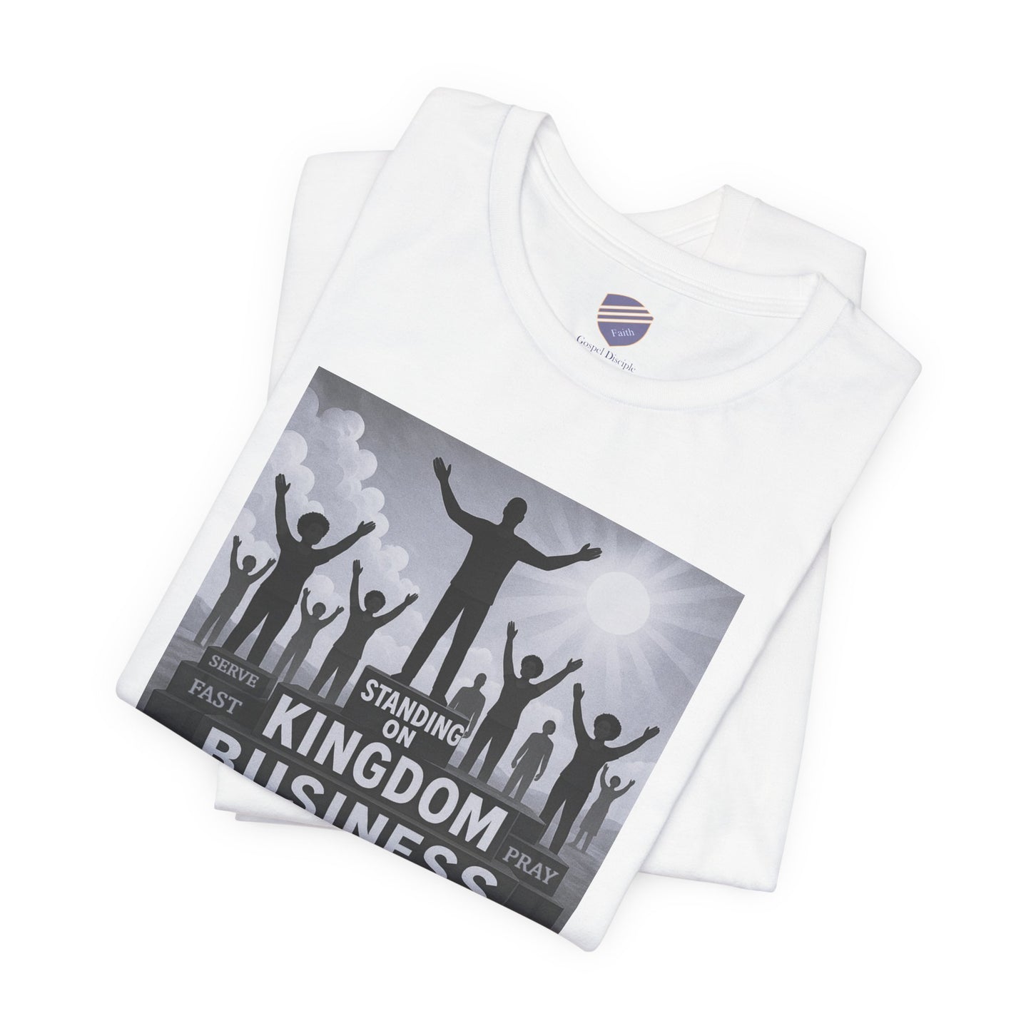 "Standing On Kingdom Business" - Faith - Inspired Unisex Jersey Short Sleeve Shirt