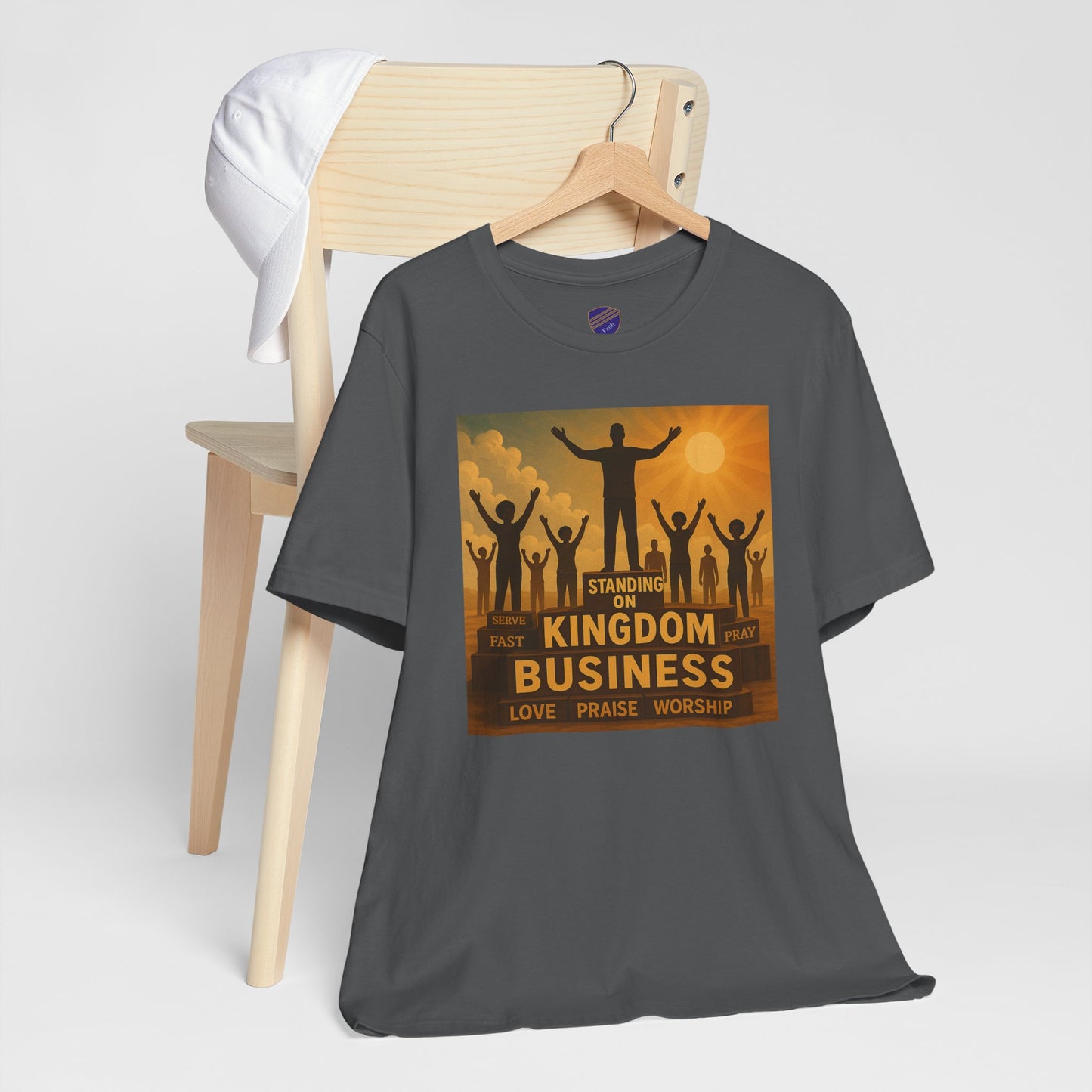 Kingdom Business - Faith - Inspired Unisex Jersey Short Sleeve Shirt