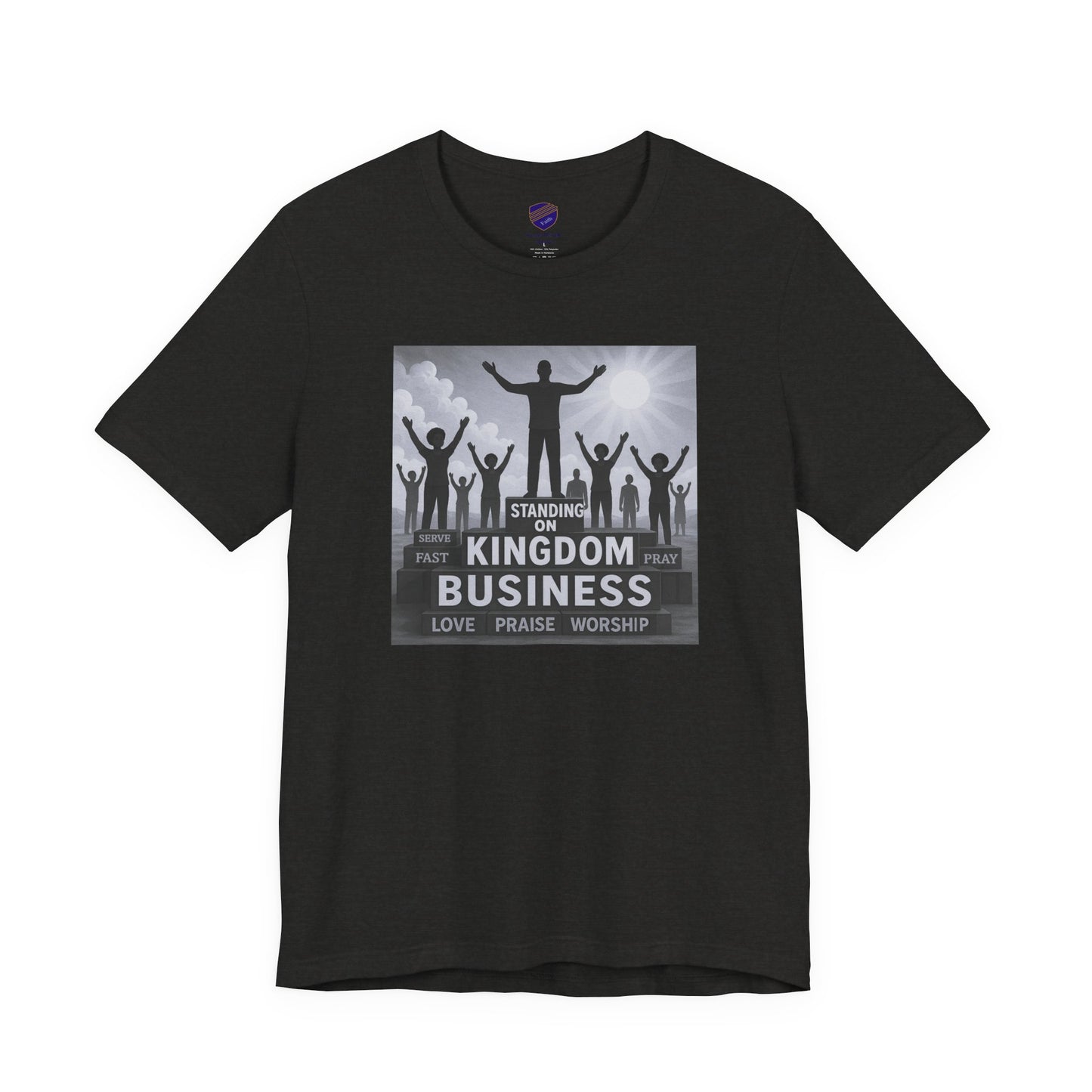 "Standing On Kingdom Business" - Faith - Inspired Unisex Jersey Short Sleeve Shirt
