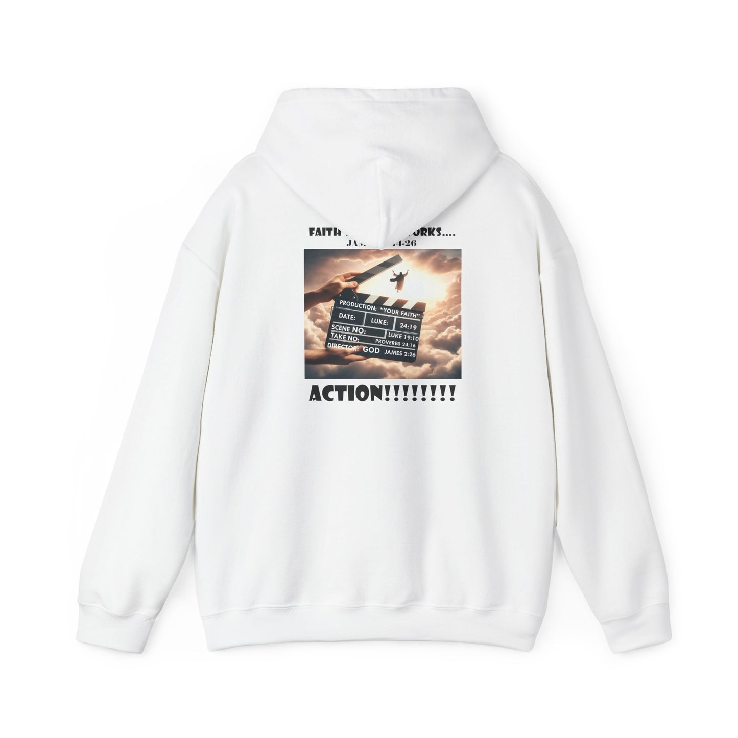 Put In the Work - Faith - Inspired Unisex Heavy Blend Hooded Pullover