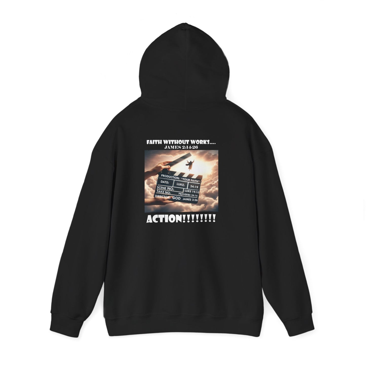 Put In the Work - Faith - Inspired Unisex Heavy Blend Hooded Pullover