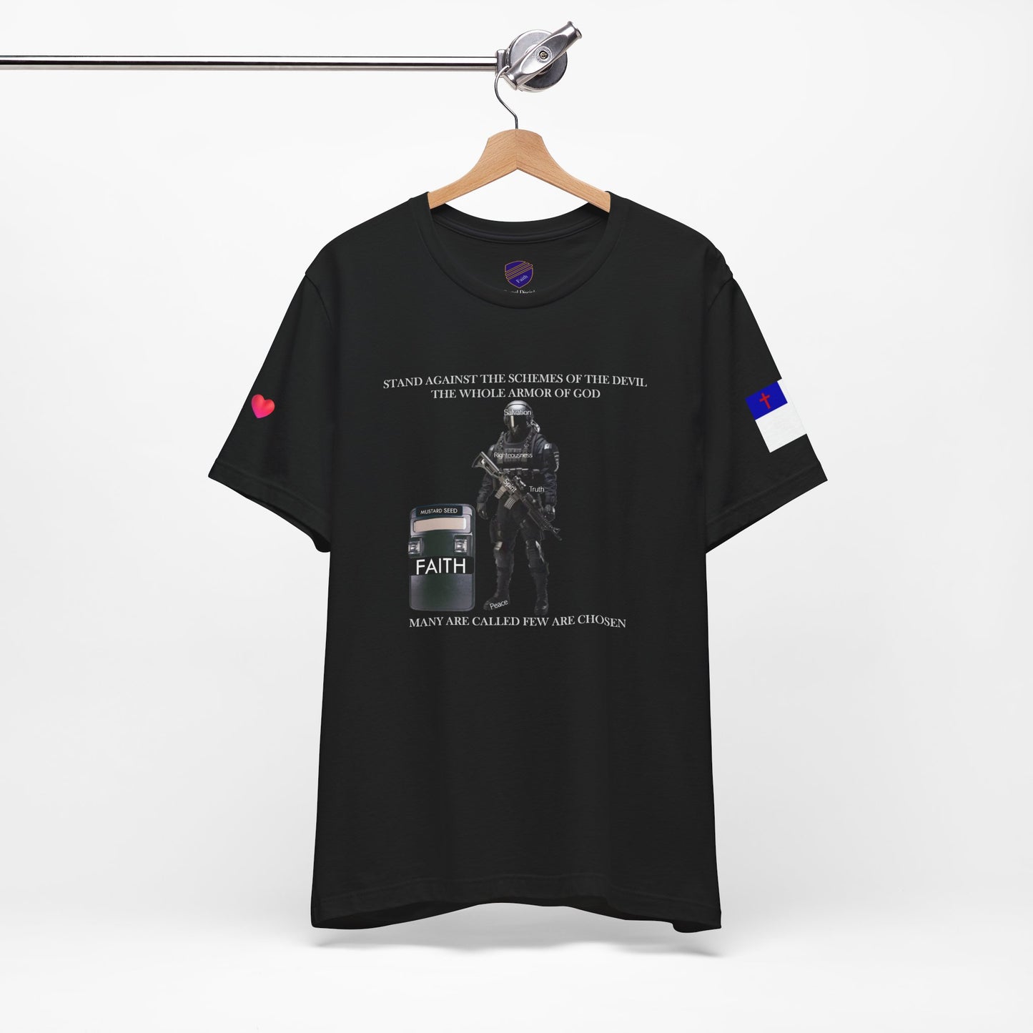 Full Armor of God - Faith - Inspired Unisex Jersey Tee
