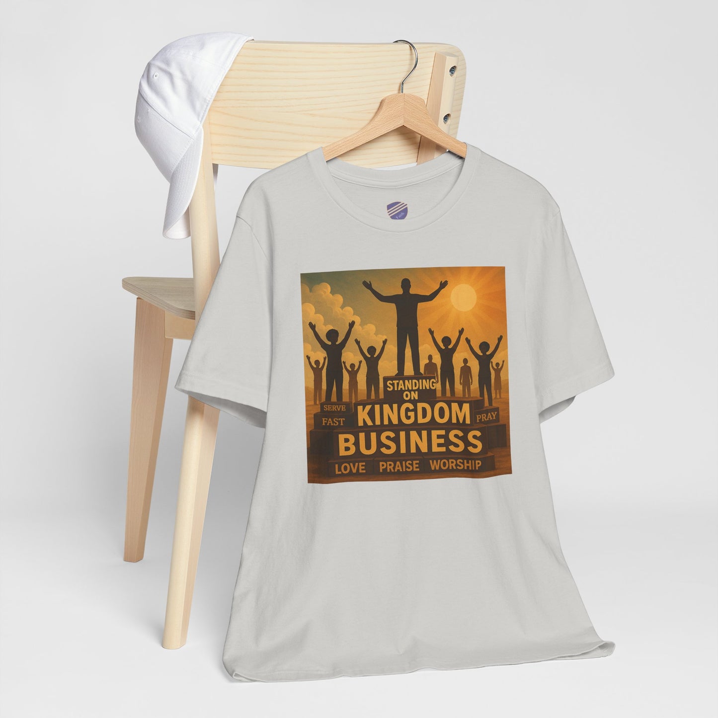 Kingdom Business - Faith - Inspired Unisex Jersey Short Sleeve Shirt
