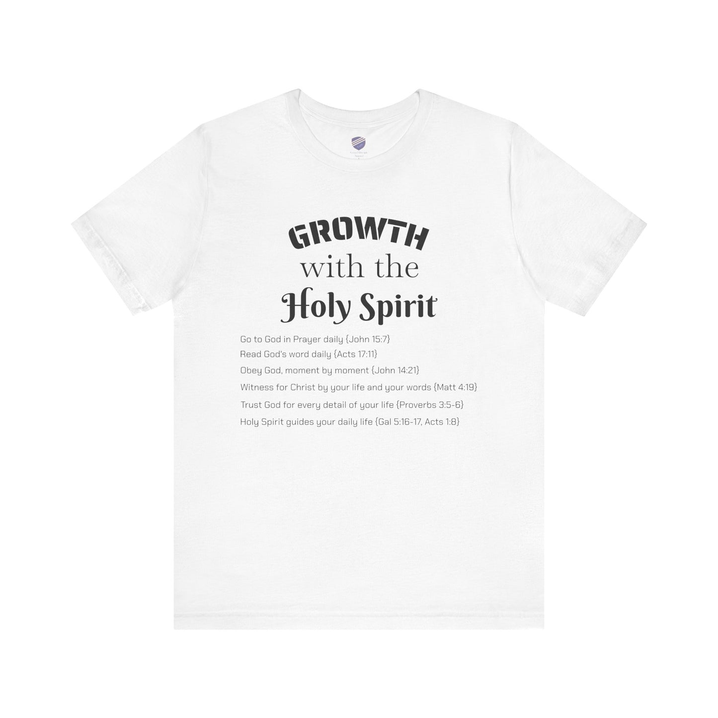 GROWTH - Faith - Inspired Unisex Jersey Short Sleeve Tee