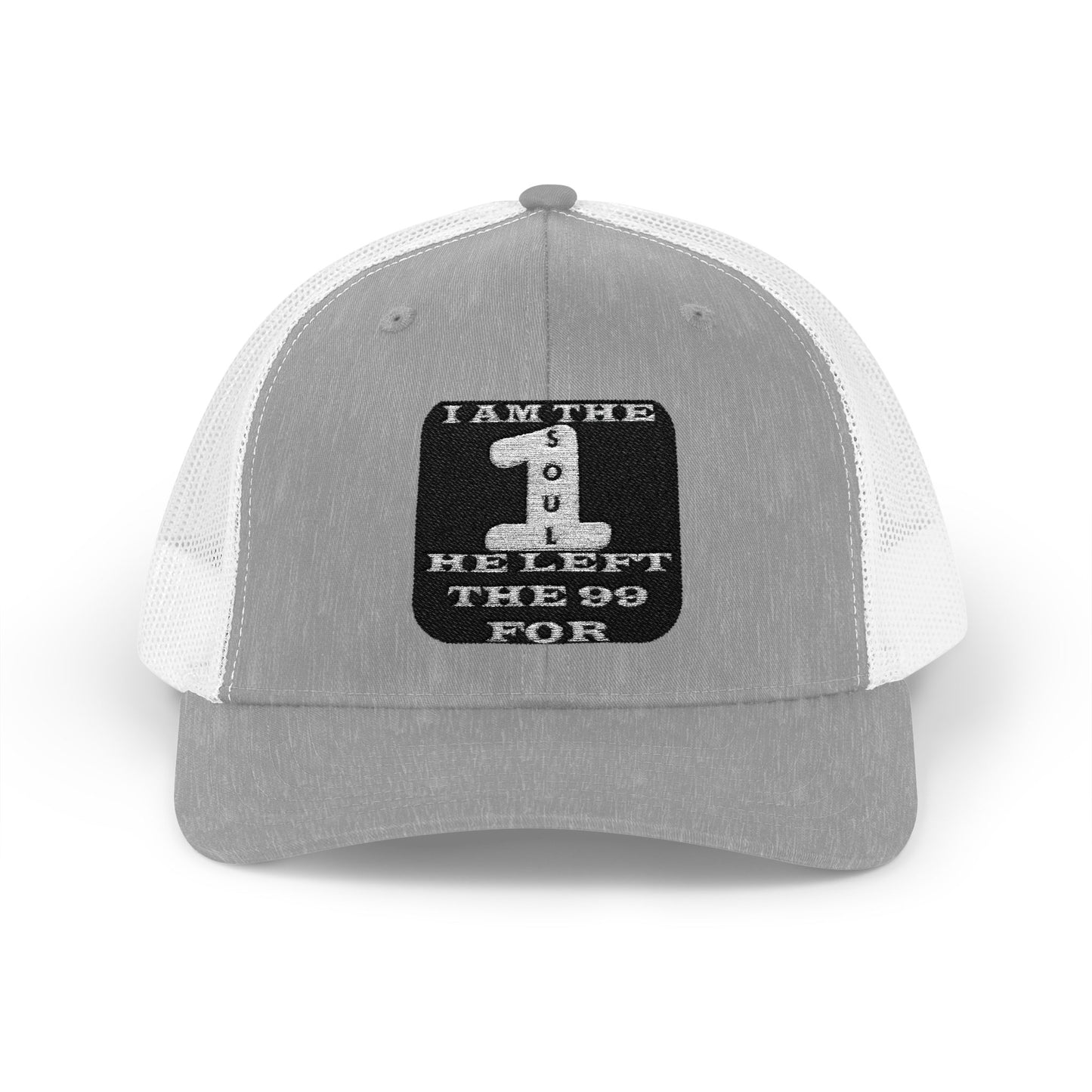 The One B&W - Faith - Inspired - Snapback Trucker Cap