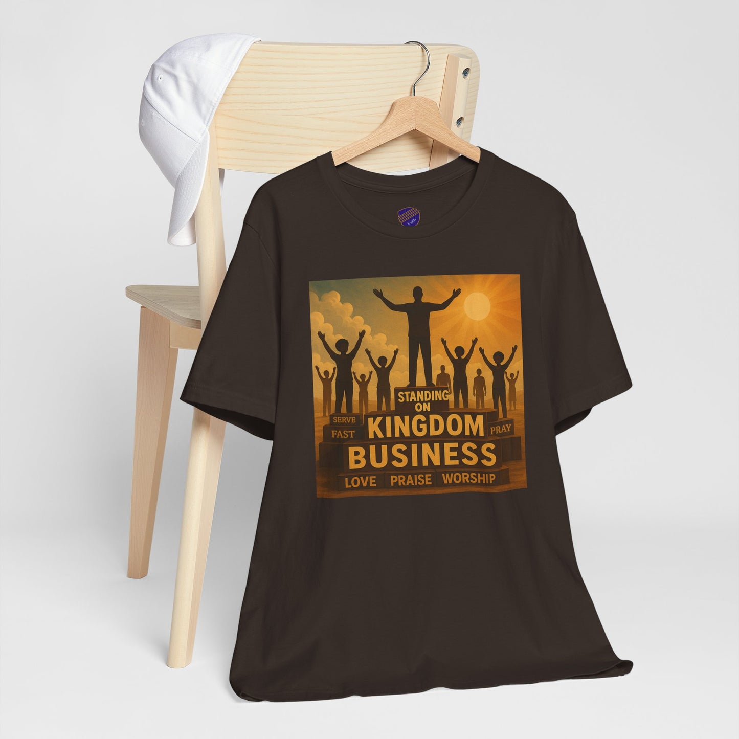 Kingdom Business - Faith - Inspired Unisex Jersey Short Sleeve Shirt