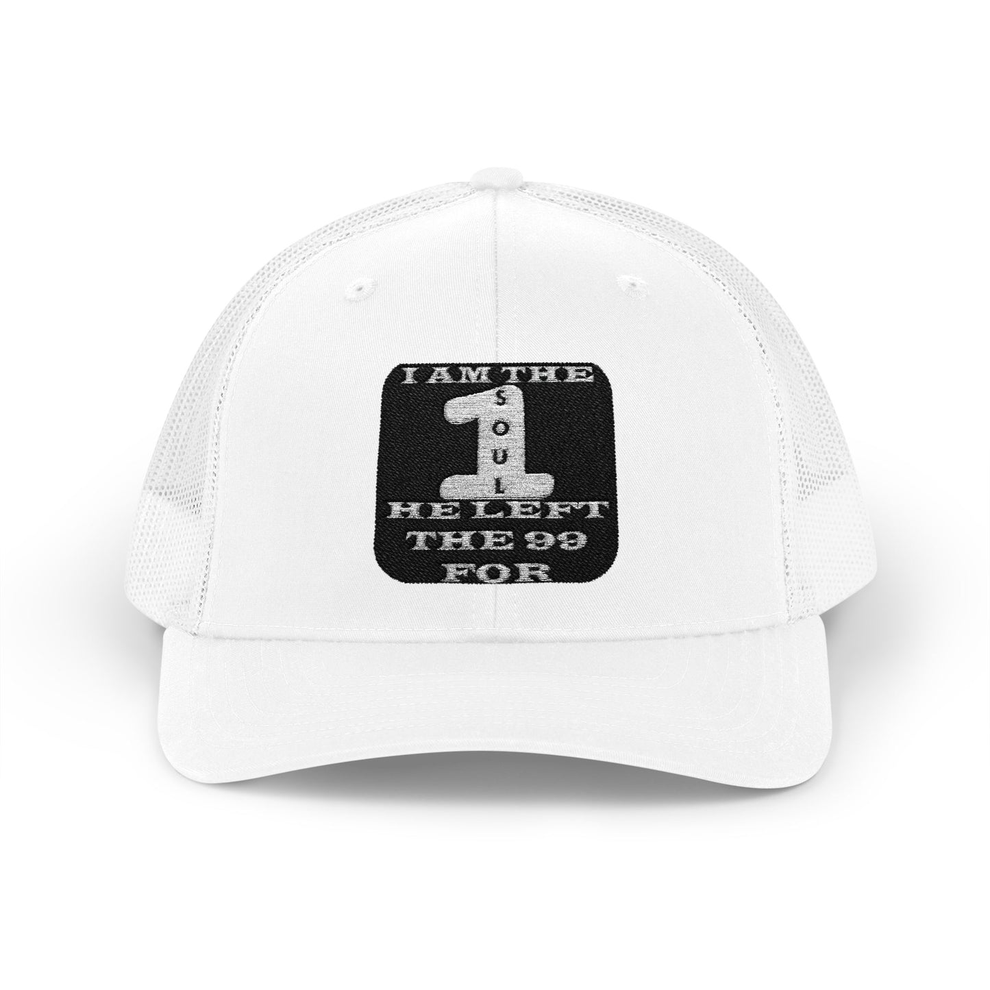 The One B&W - Faith - Inspired - Snapback Trucker Cap