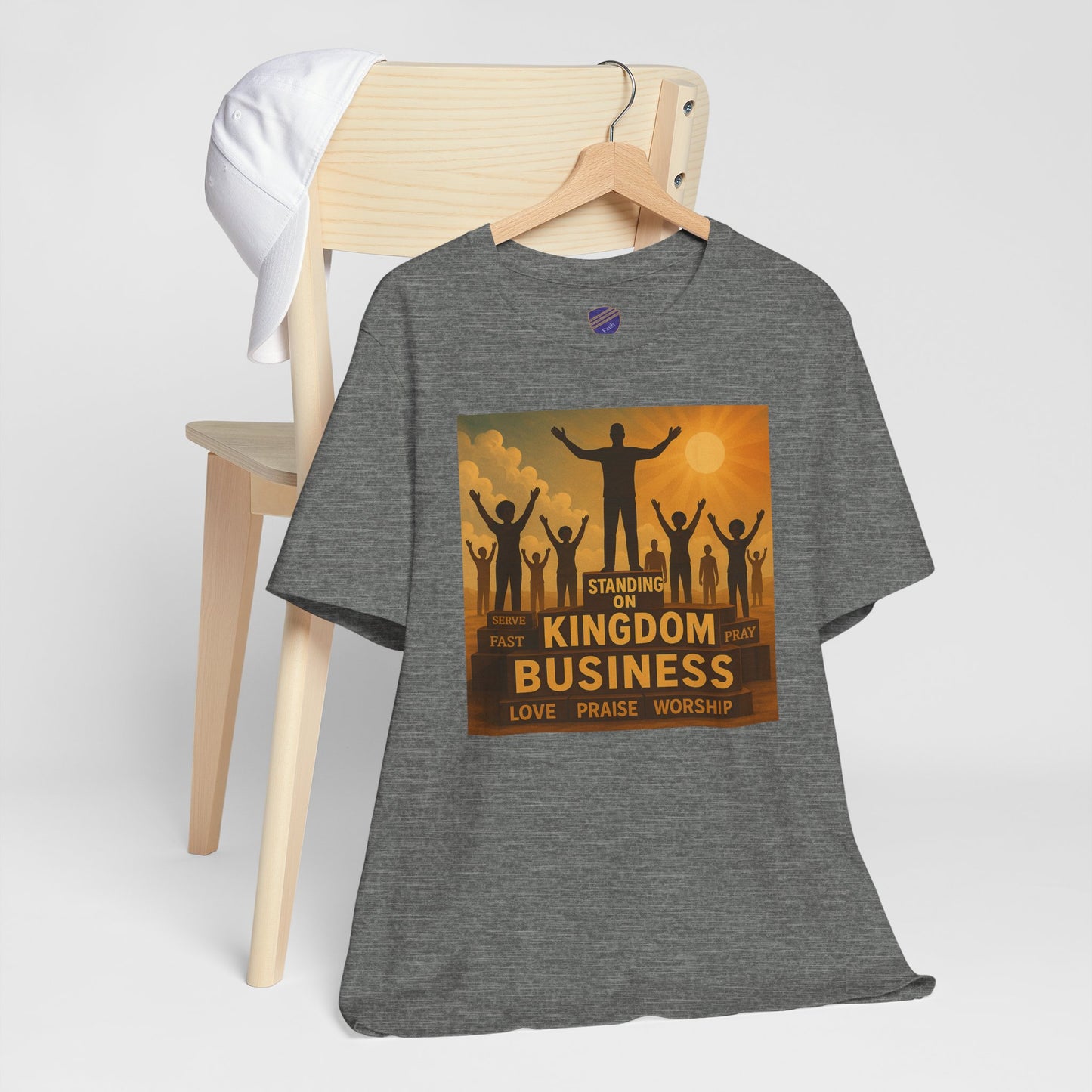 Kingdom Business - Faith - Inspired Unisex Jersey Short Sleeve Shirt