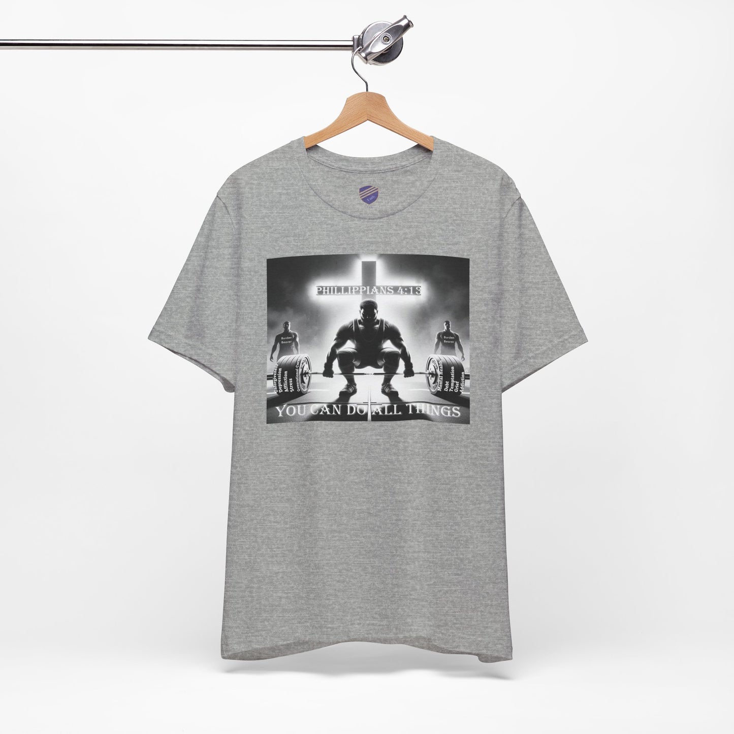 Can Do Strength - Faith - Inspired T-Shirt with Motivational Design