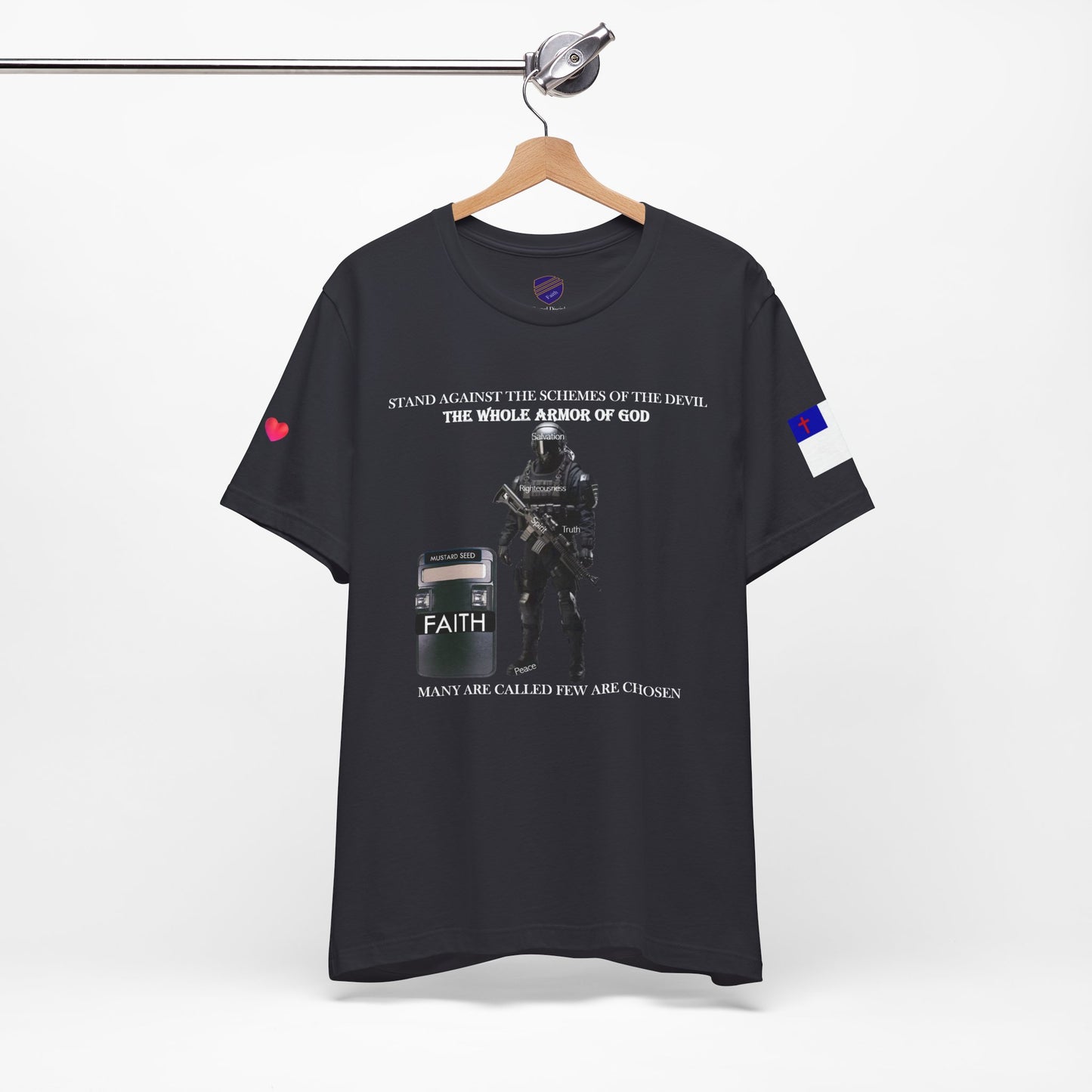 Full Armor of God - Faith - Inspired Unisex Jersey Tee