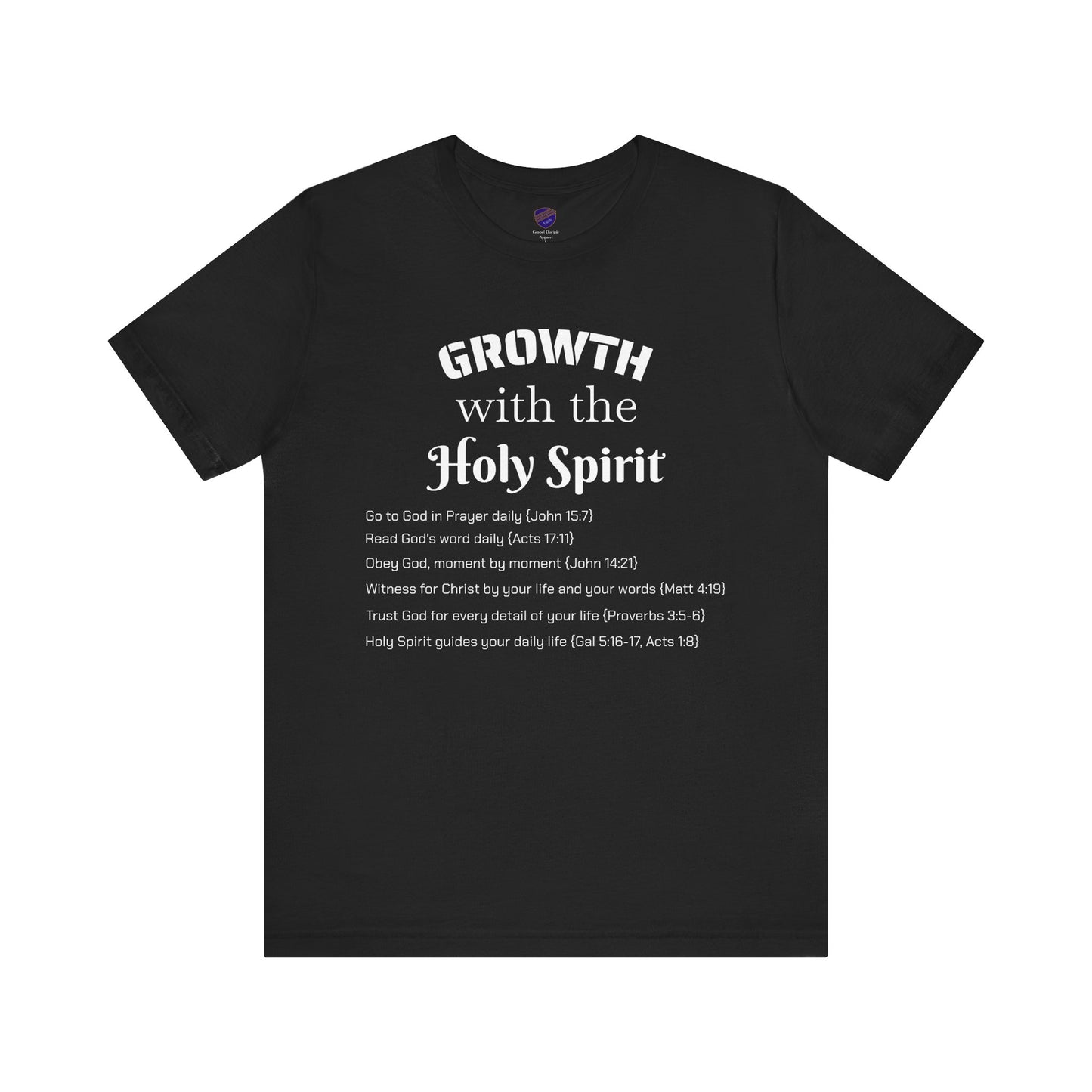 GROWTH - Faith - Inspired Unisex Jersey Short Sleeve Tee