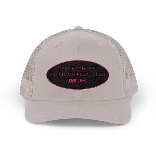 Saved Wretch (BP) - Faith - Inspired - Stylish Snapback Trucker Cap