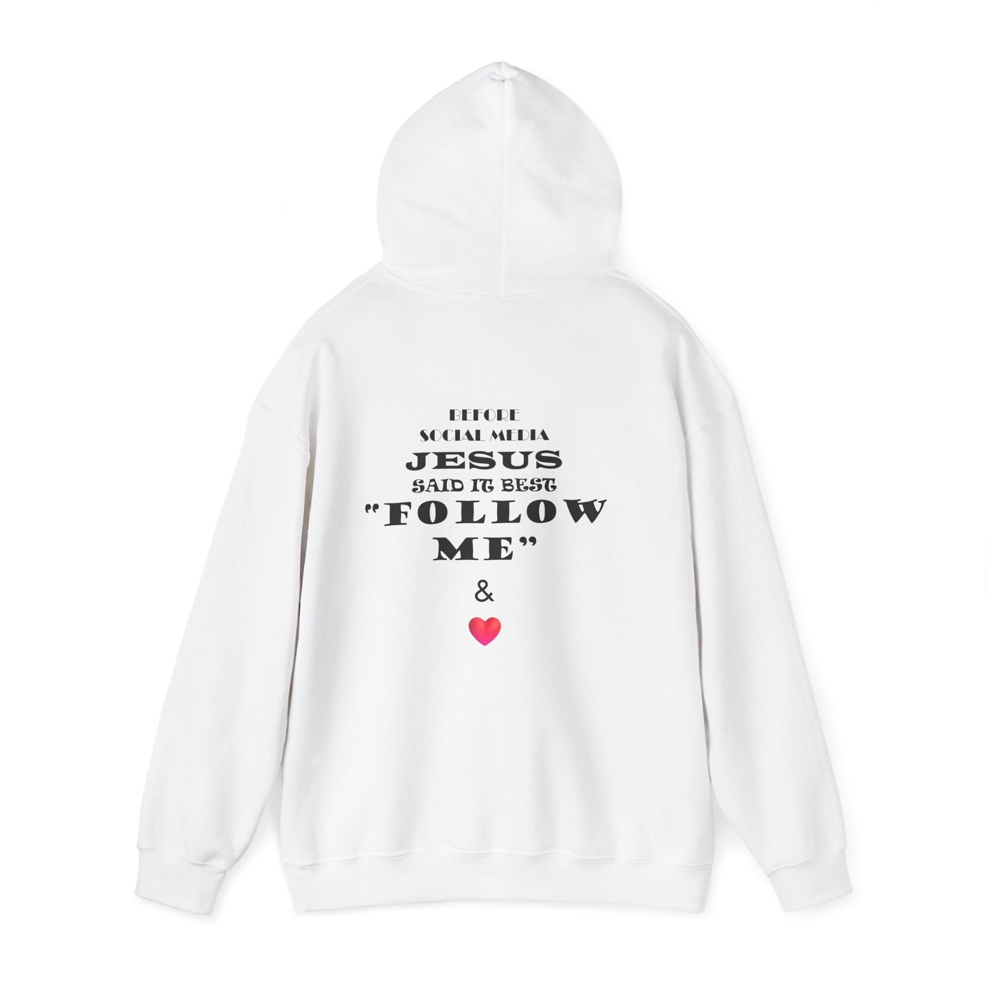 Not Me But HIM - Faith - Inspired Unisex Heavy Blend Hooded Sweatshirt