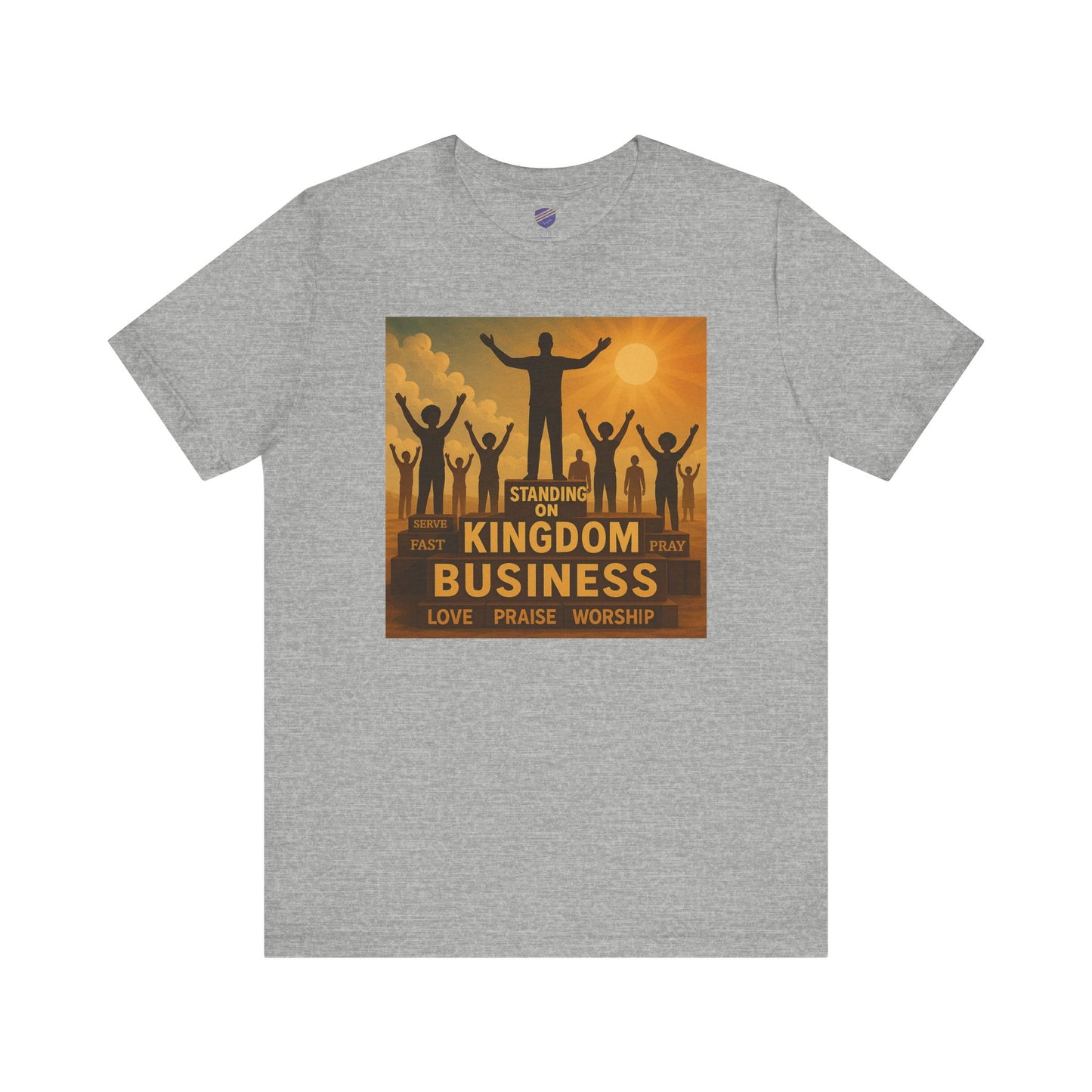 Kingdom Business - Faith - Inspired Unisex Jersey Short Sleeve Shirt