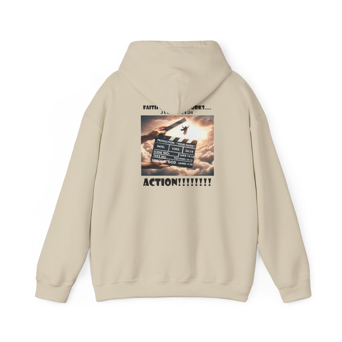 Put In the Work - Faith - Inspired Unisex Heavy Blend Hooded Pullover