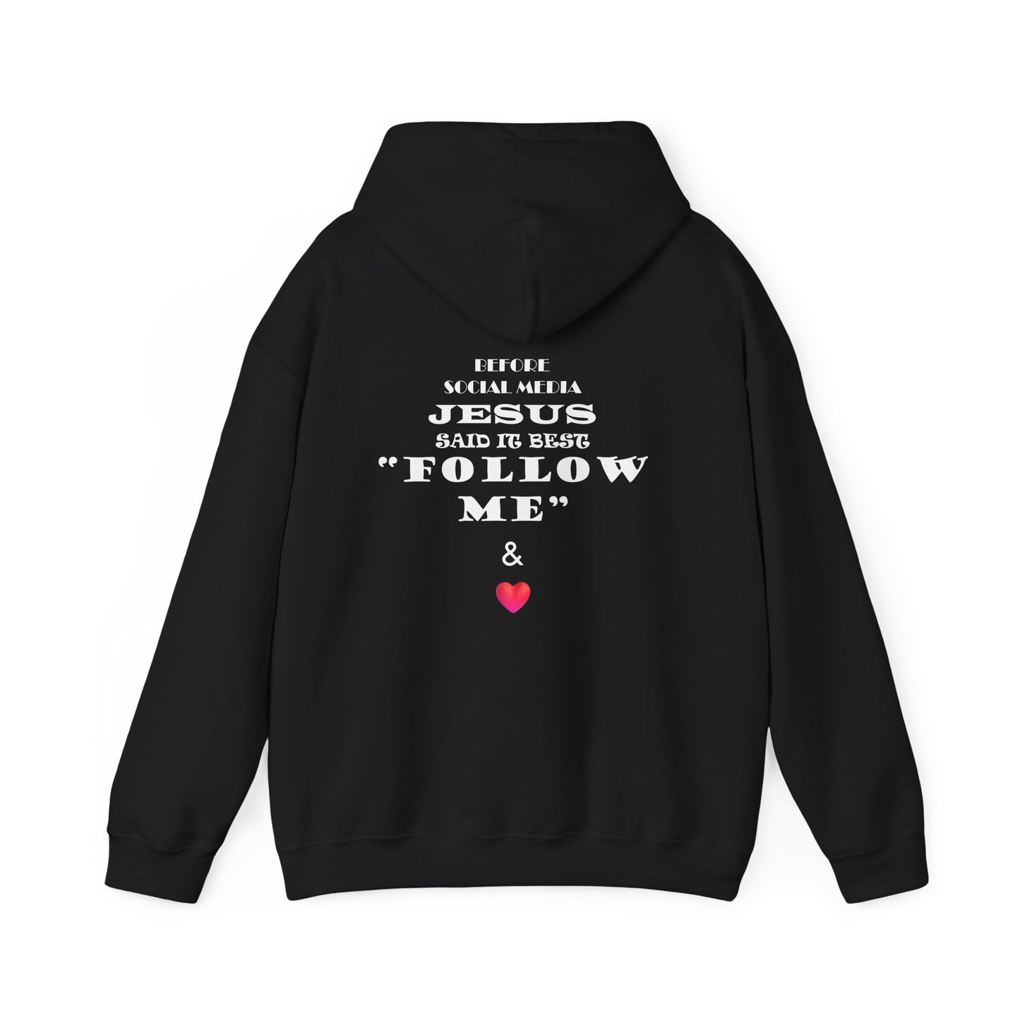Not Me But HIM - Faith - Inspired Unisex Heavy Blend Hooded Sweatshirt