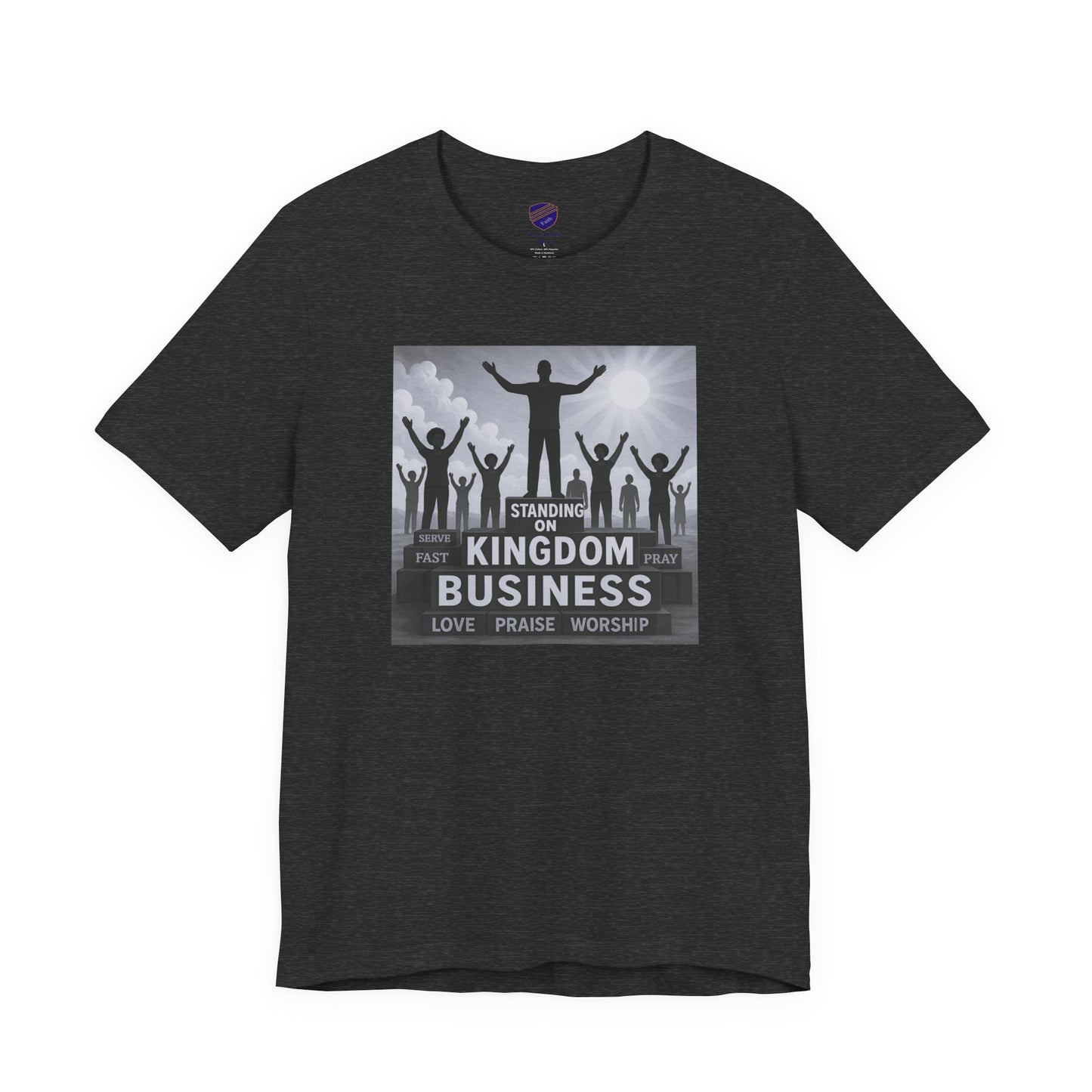 "Standing On Kingdom Business" - Faith - Inspired Unisex Jersey Short Sleeve Shirt