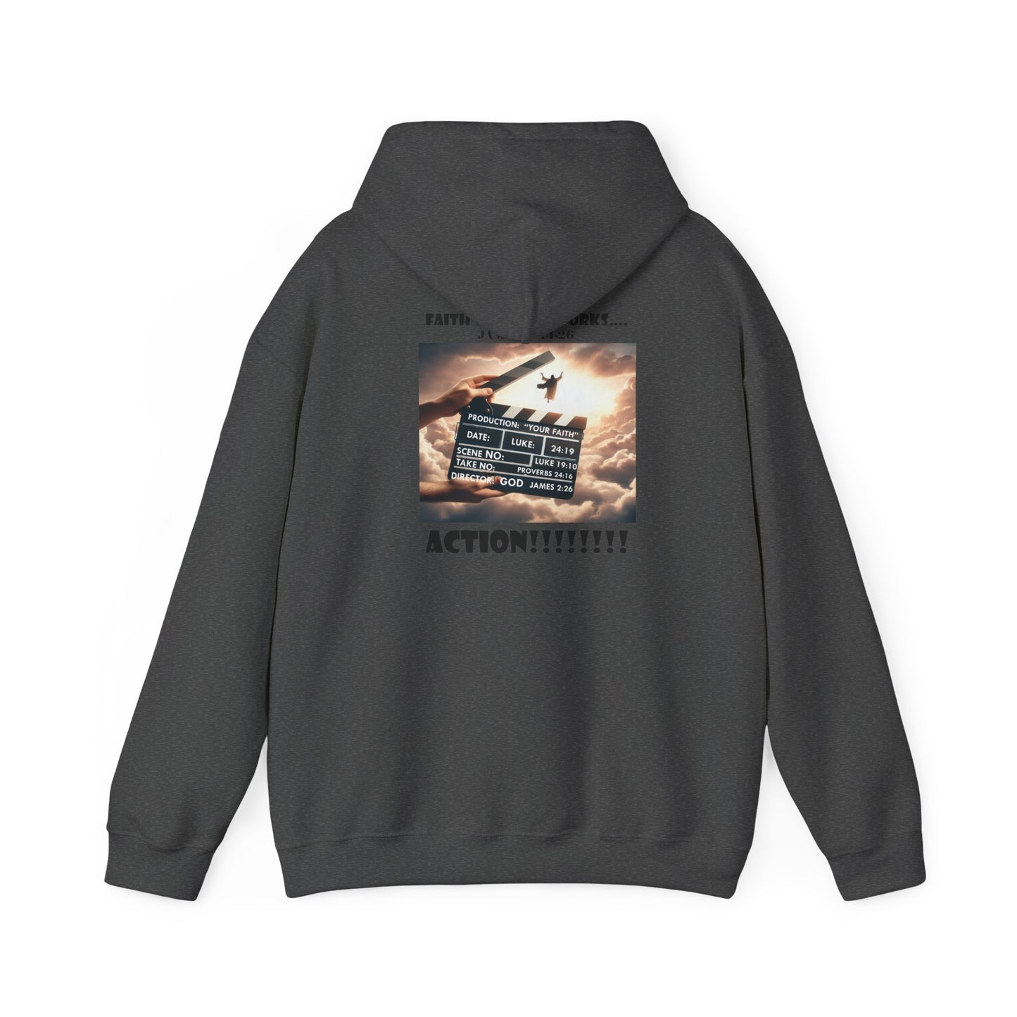 Put In the Work - Faith - Inspired Unisex Heavy Blend Hooded Pullover