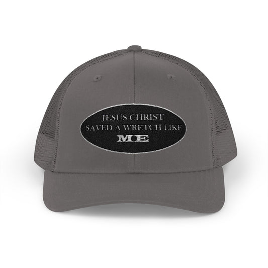 Saved Me (B&W) - Faith - Inspired Snapback Trucker Cap