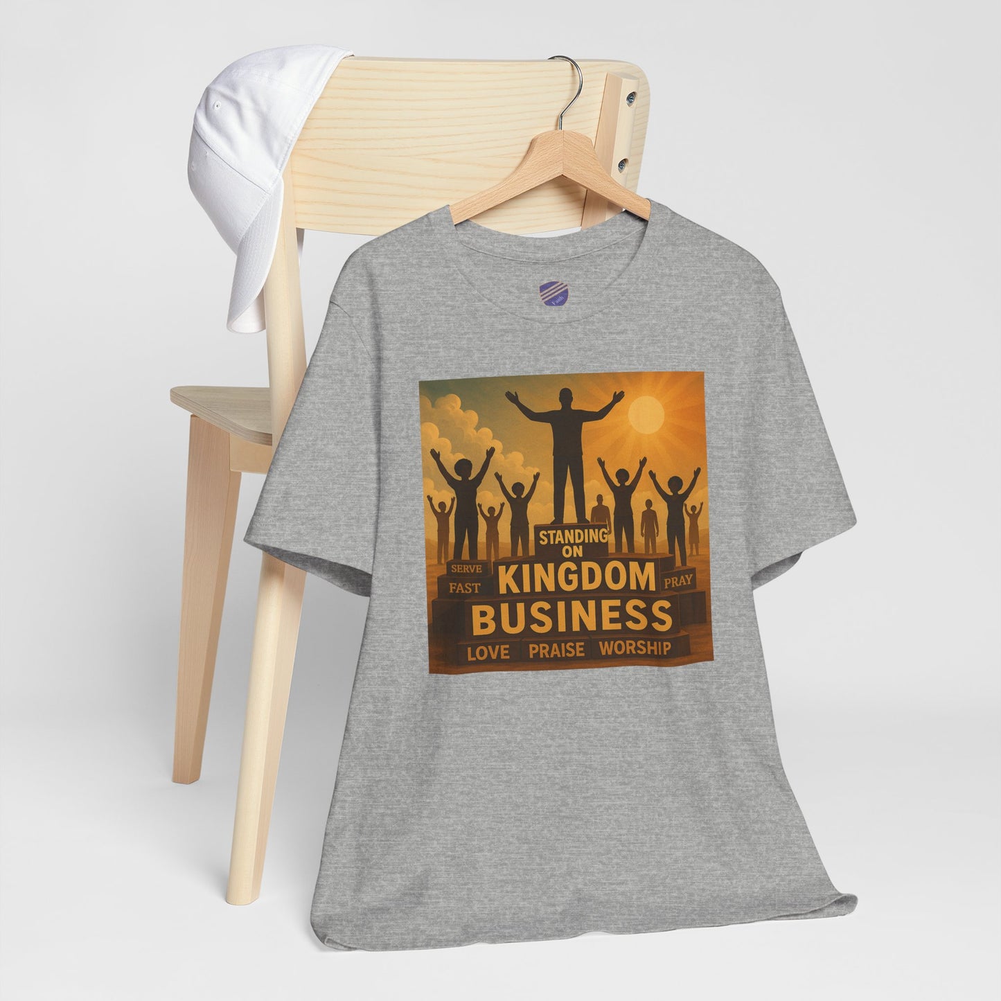Kingdom Business - Faith - Inspired Unisex Jersey Short Sleeve Shirt