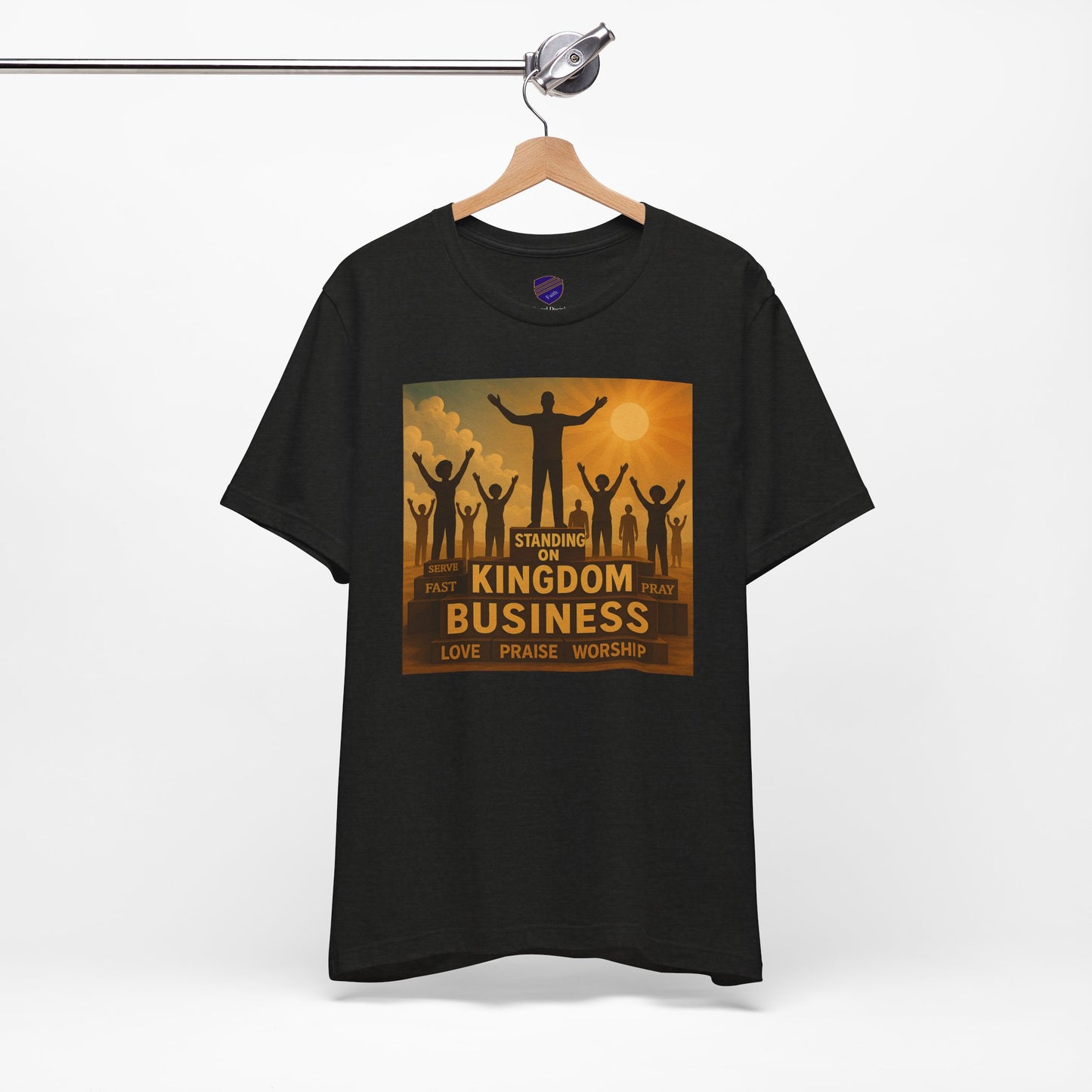 Kingdom Business - Faith - Inspired Unisex Jersey Short Sleeve Shirt