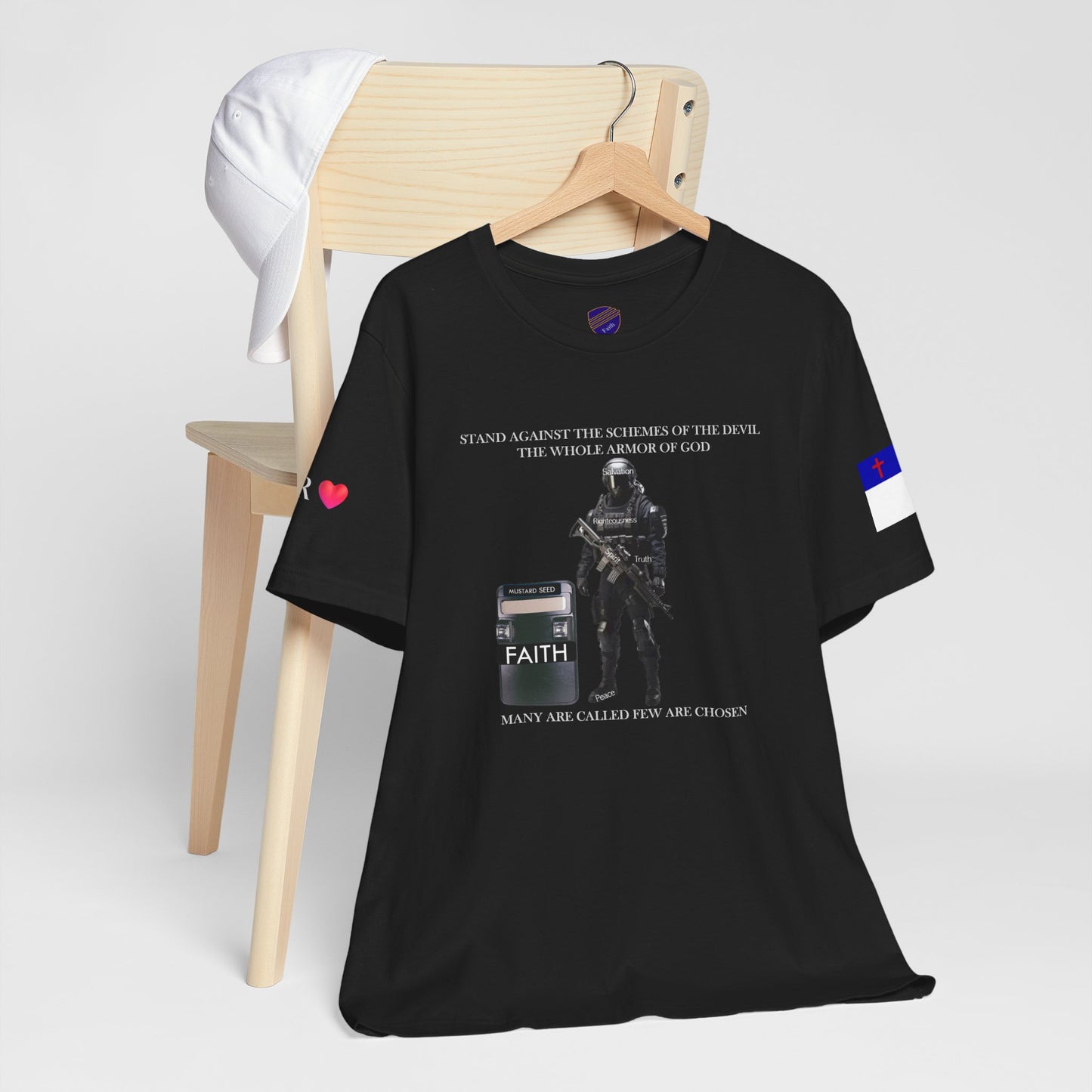Full Armor of God - Faith - Inspired Unisex Jersey Tee