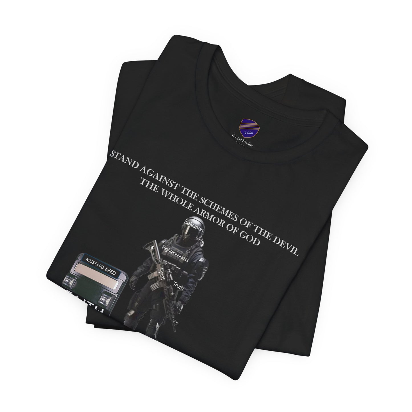 Full Armor of God - Faith - Inspired Unisex Jersey Tee
