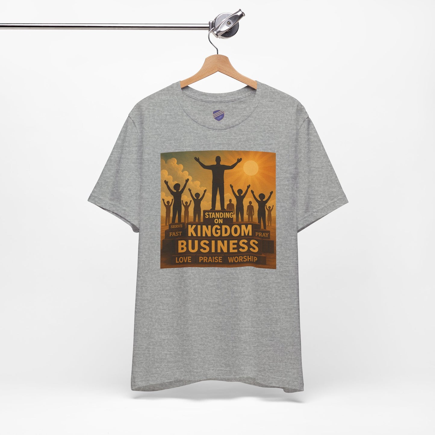 Kingdom Business - Faith - Inspired Unisex Jersey Short Sleeve Shirt