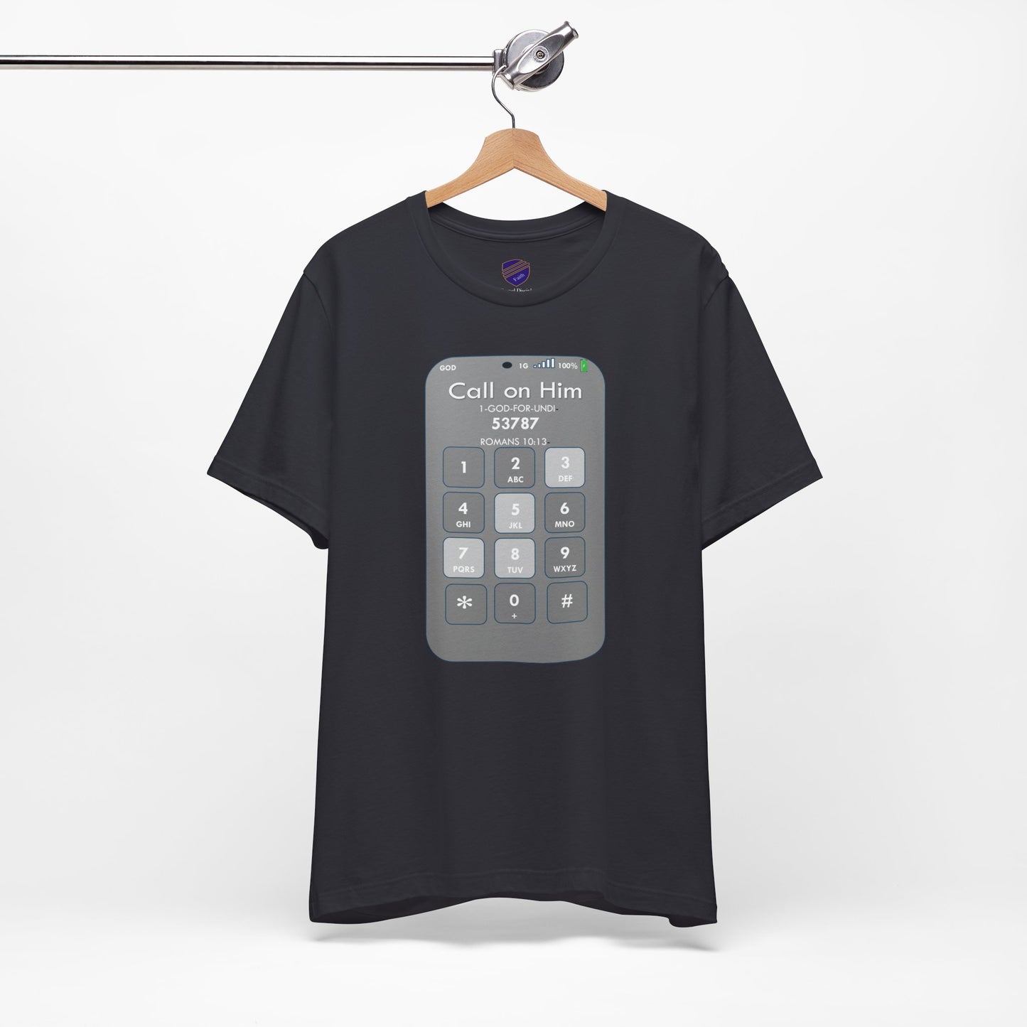 Call on Him - Faith - Inspired Jersey Short Sleeve Shirt