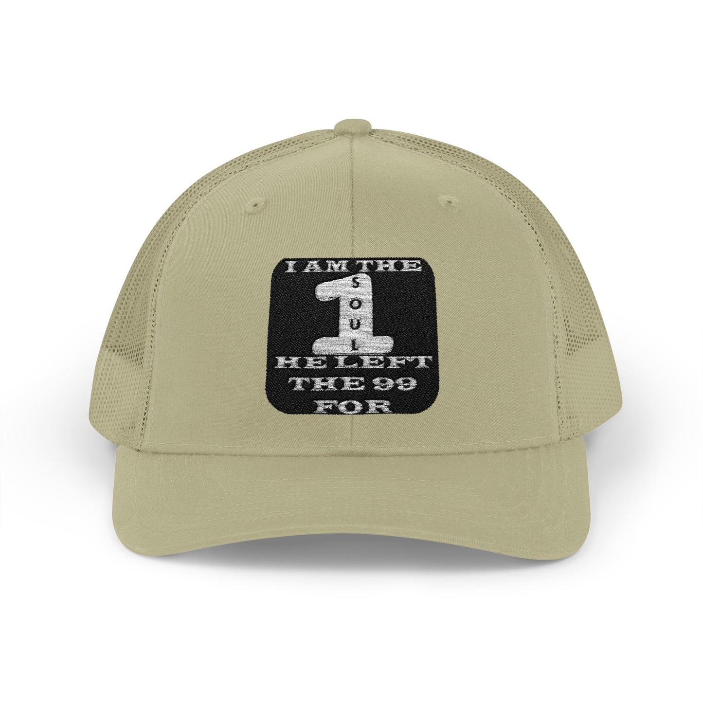 The One B&W - Faith - Inspired - Snapback Trucker Cap