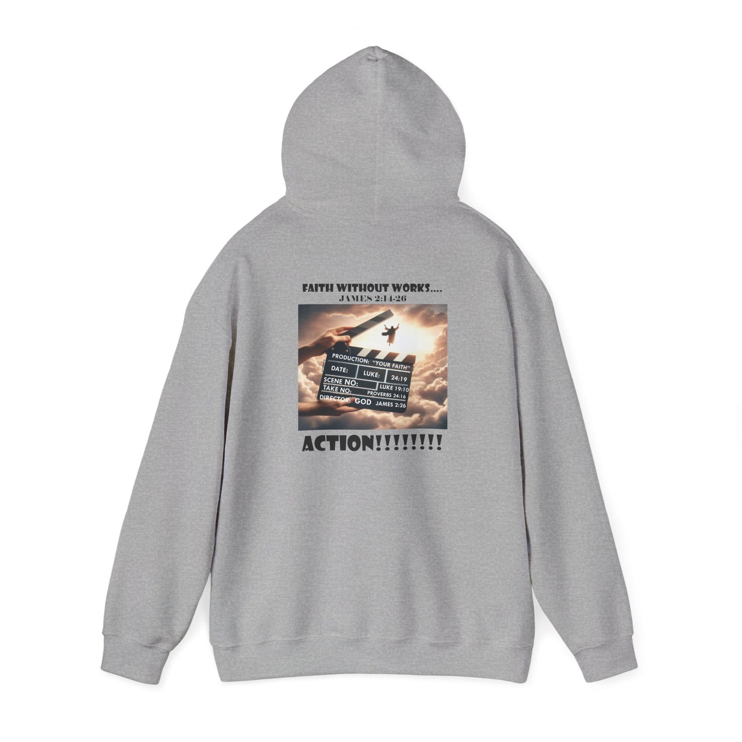 Put In the Work - Faith - Inspired Unisex Heavy Blend Hooded Pullover