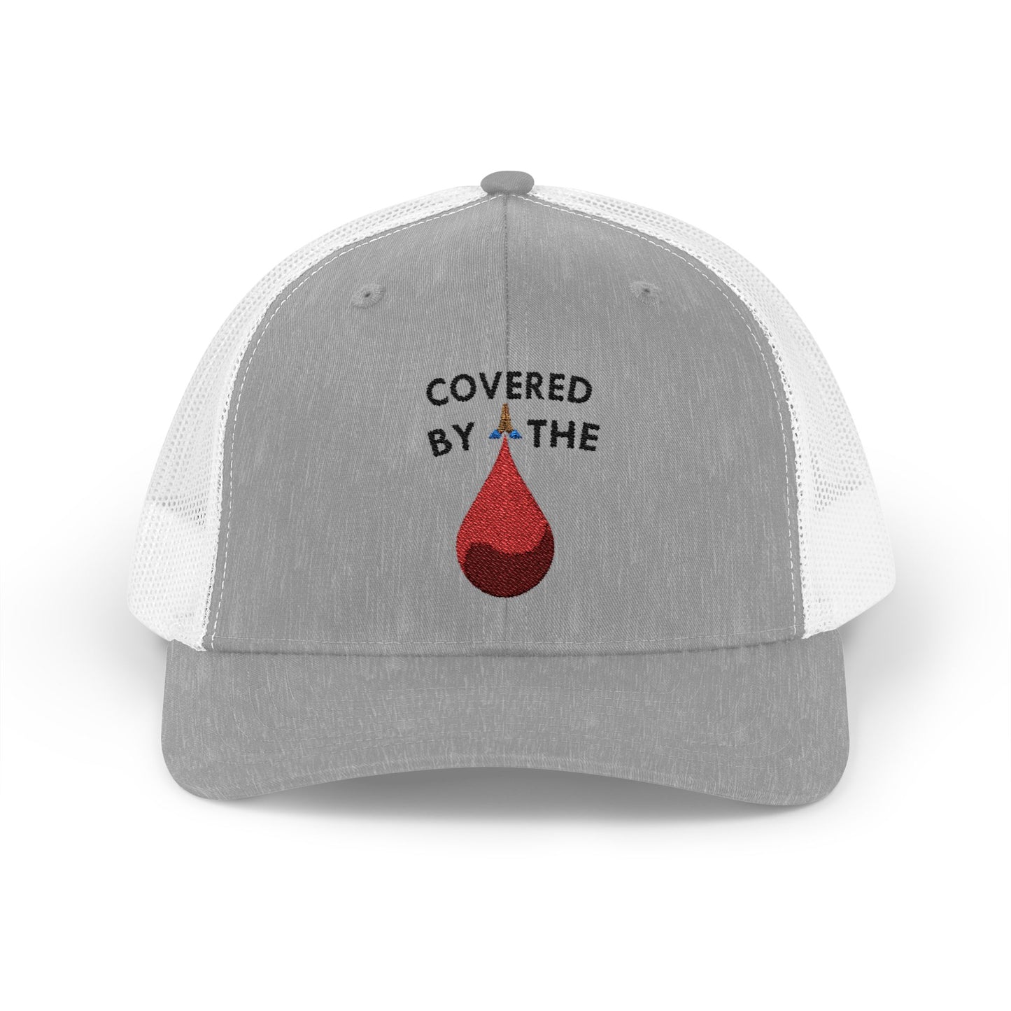 Covered by the Blood - Faith - Inspired - Snapback Trucker Cap