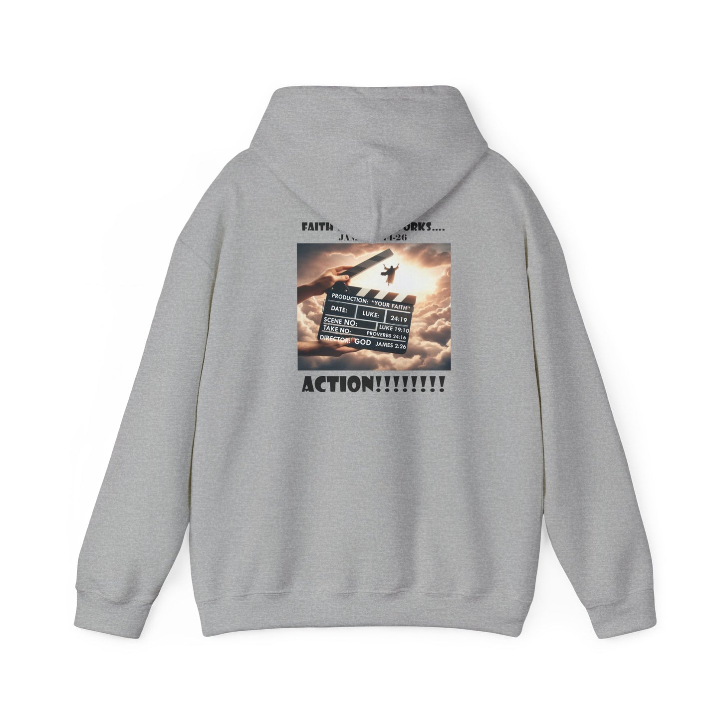 Put In the Work - Faith - Inspired Unisex Heavy Blend Hooded Pullover